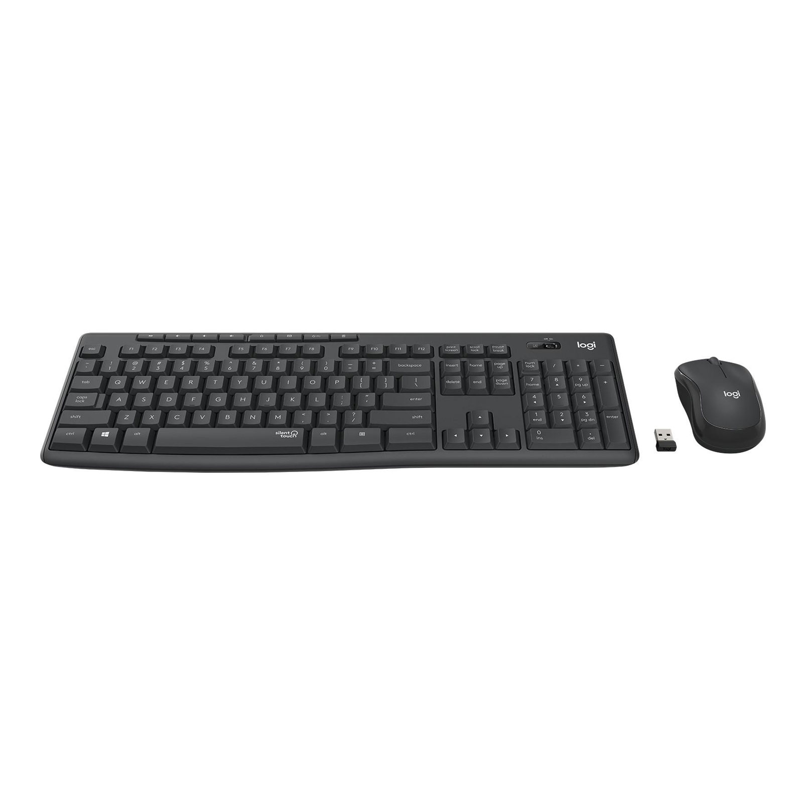 Logitech MK295 Silent Wireless Combo Maus-Tastatur-Set