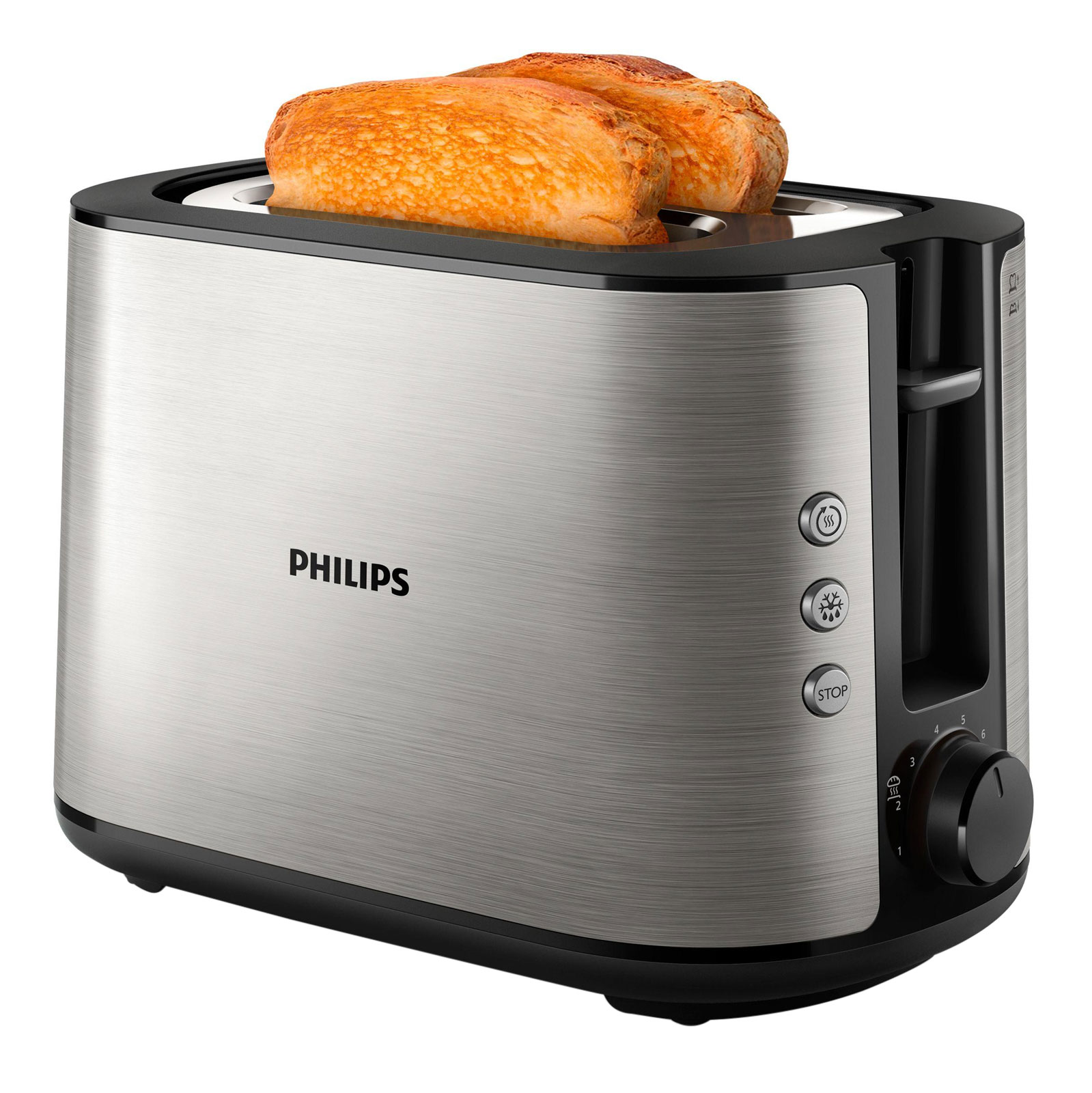 PHILIPS HD 2650/90 Toaster Viva Edelstahl