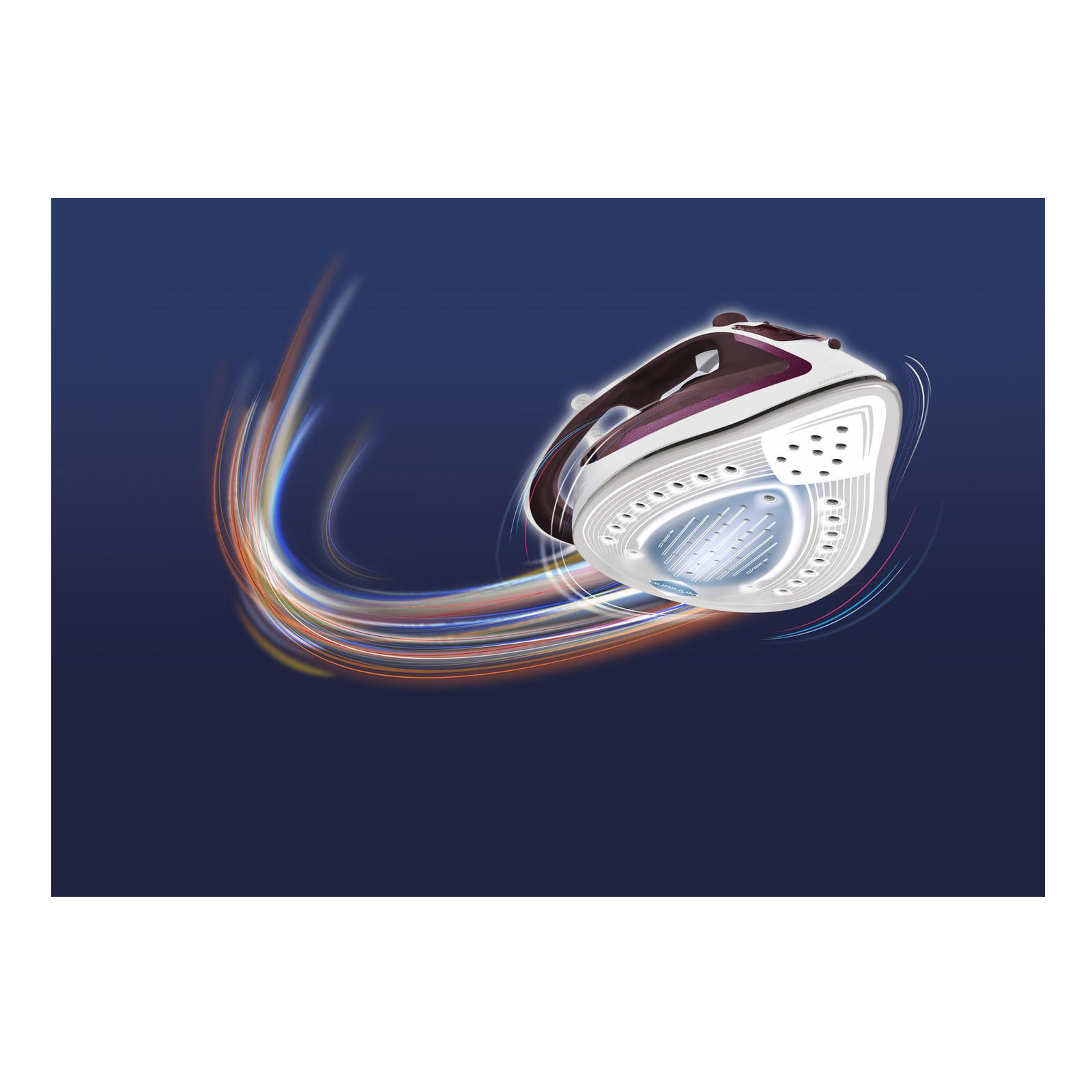 TEFAL FV 5714 Easygliss Plus Dampfbügeleisen weiß/bordeaux