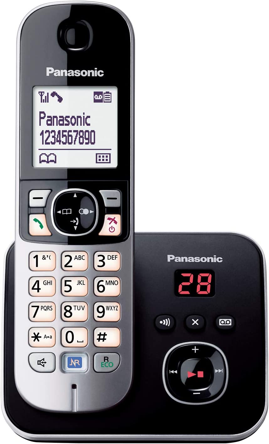 Panasonic KX-TG 6821 GB schwarz Schnurloses Telefon