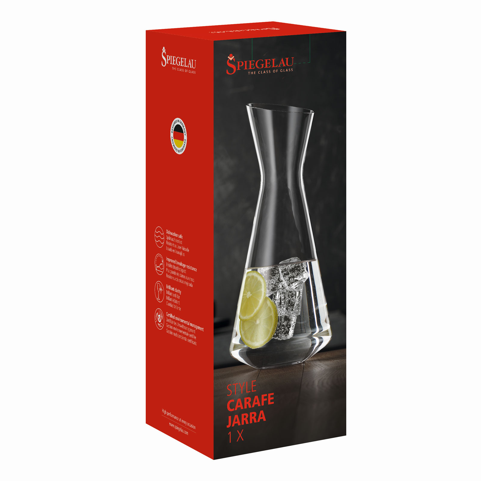 Spiegelau Style Dekanter, Wein- / Wasserkaraffe 1,0 l