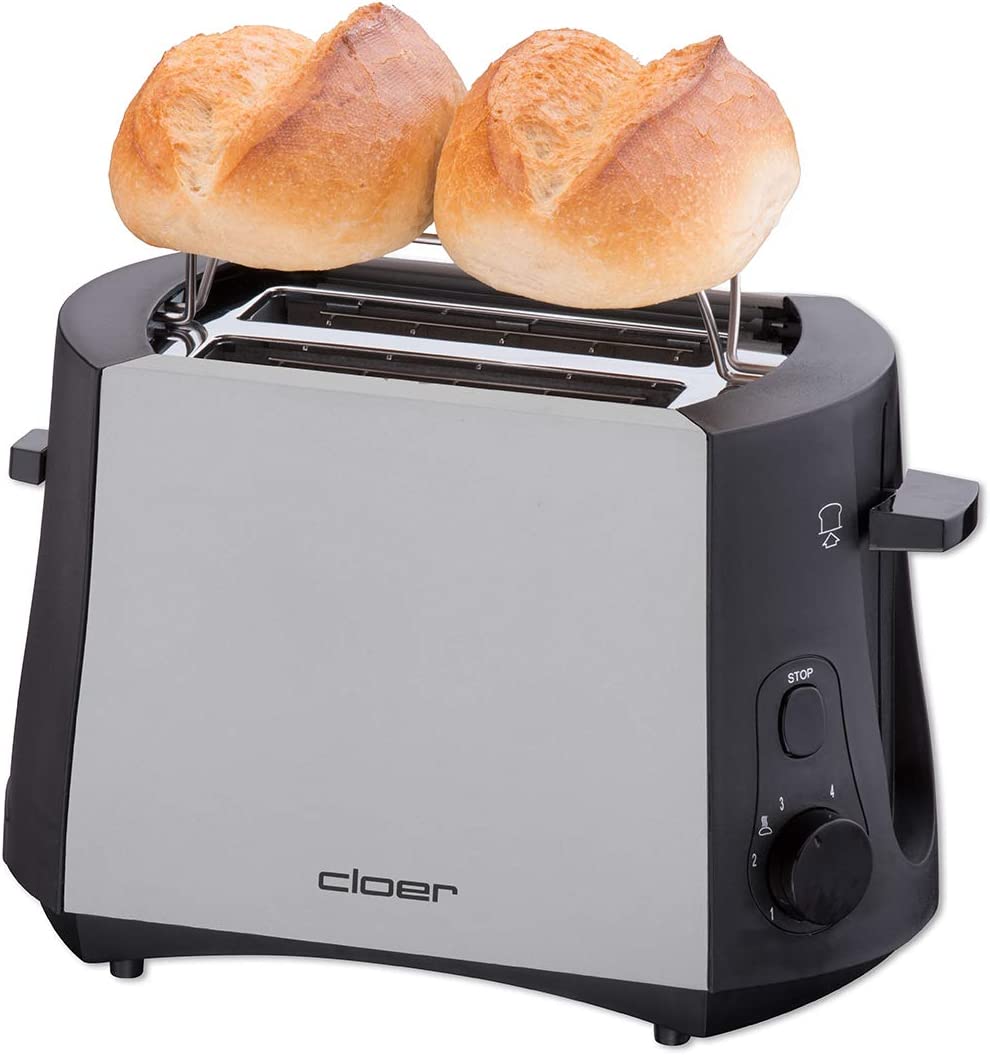 Cloer 3410 Toaster Chrom/schwarz