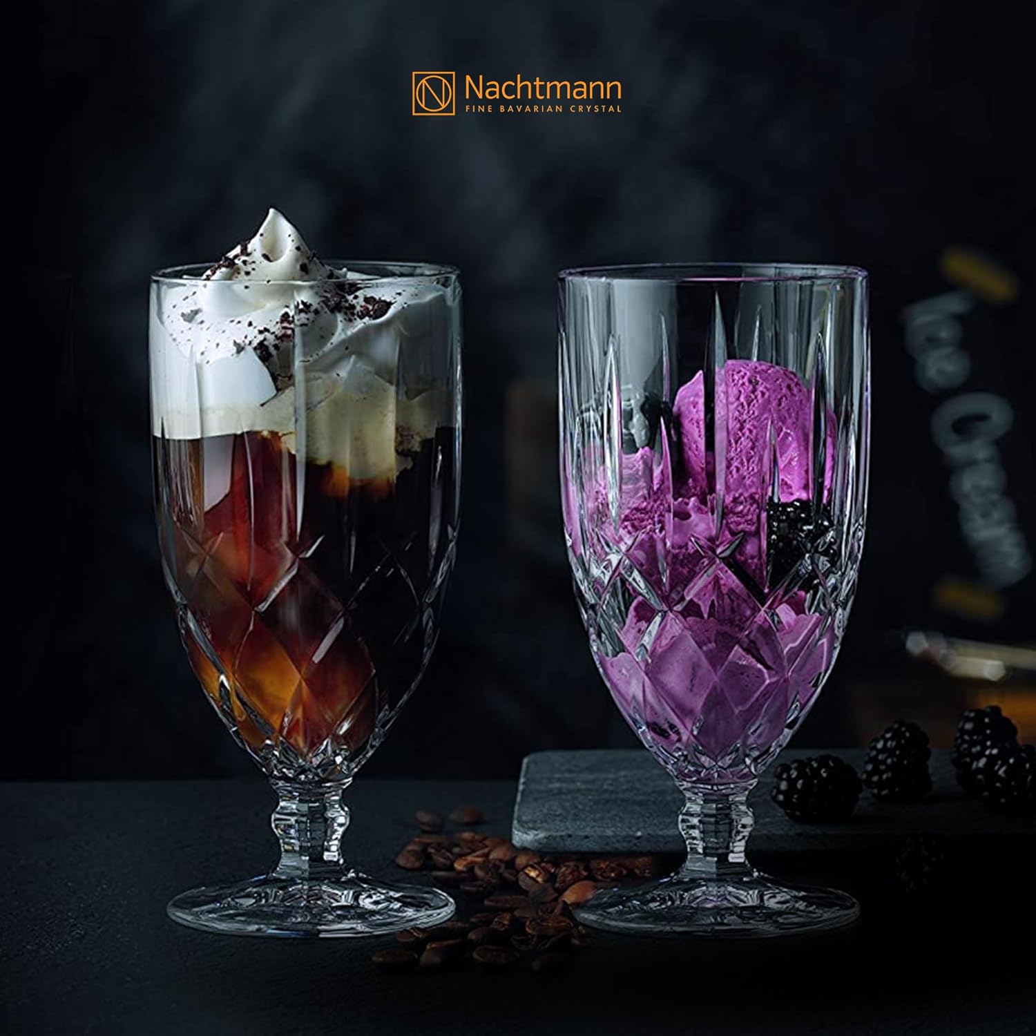 Nachtmann Noblesse Bierkelch, Bierglas, Eisteeglas, 4er-Set