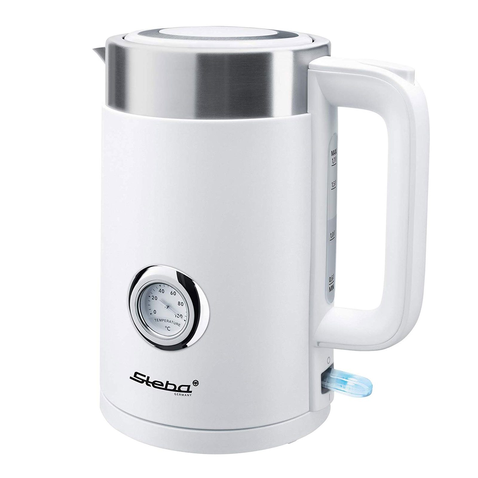 STEBA WK 10 Bianco Wasserkocher weiß / Edelstahl STEBA WK 10 Bianco Wasserkocher weiß / Edelstahl