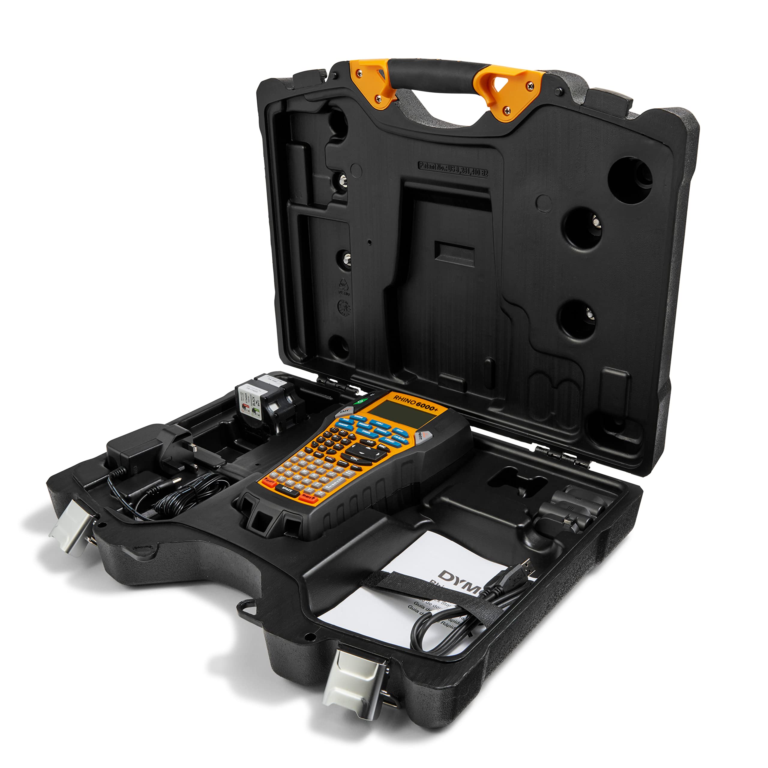 Dymo Rhino 6000+ im stabilen Hartschalenkoffer ABC UK Etikettendrucker