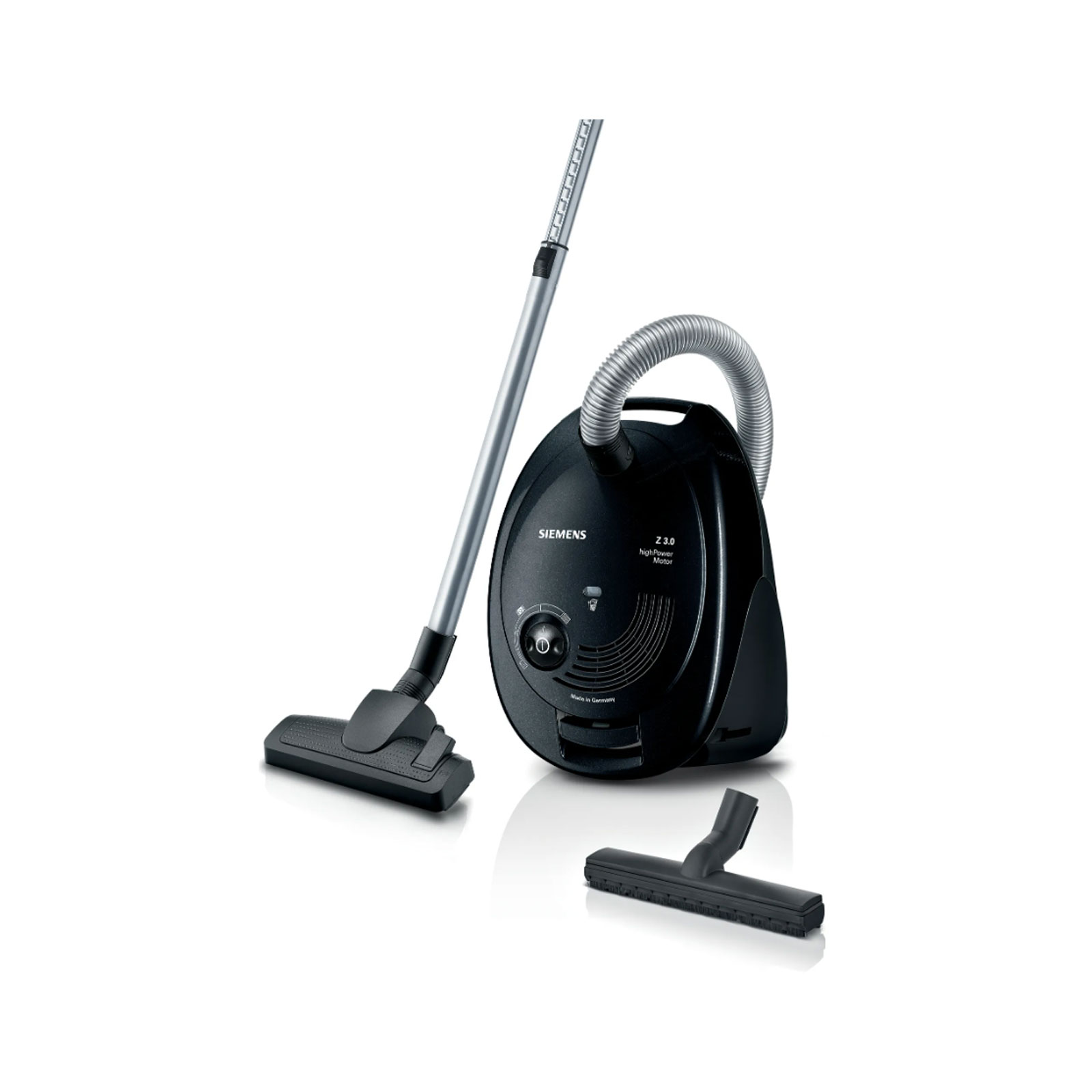 Siemens VSZ3B212 Staubsauger mit Beutel, Z 3.0, Schwarz Siemens VSZ3B212 Staubsauger mit Beutel, Z 3.0, Schwarz