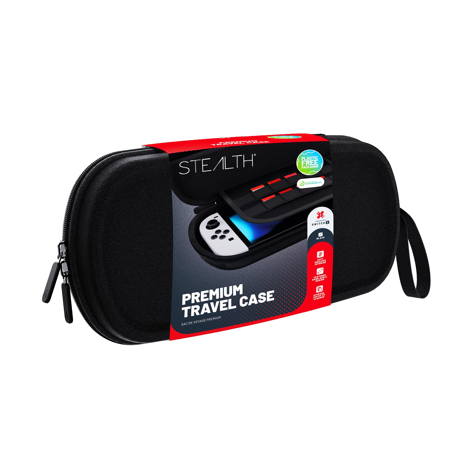 STEALTH Reisetasche für Handheld-Konsole, kompatibel mit Switch 2