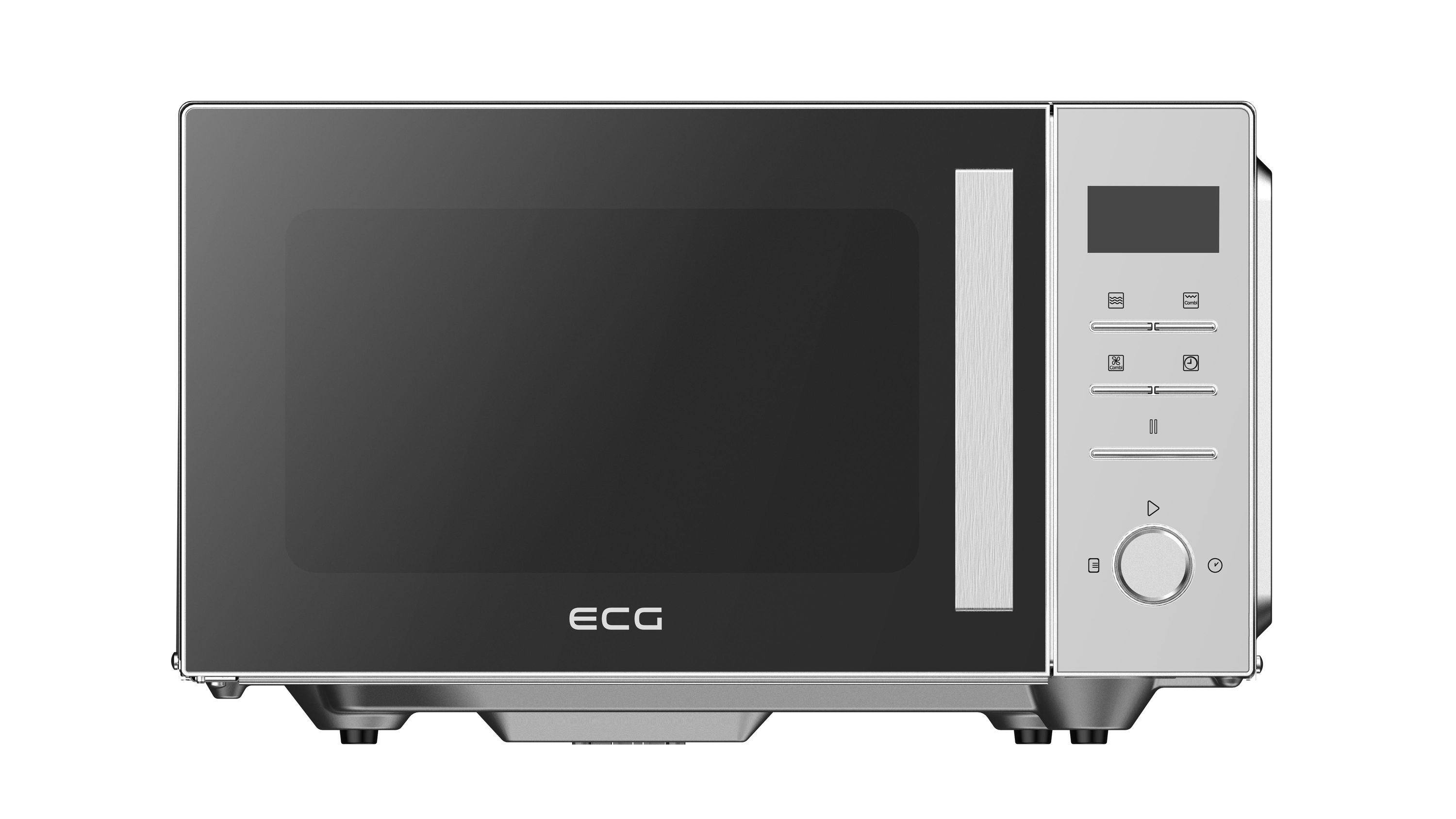 ECG MTD 2591 FGCX Flachbett Mikrowelle mit Grillfunktion und Heißluftfunktion