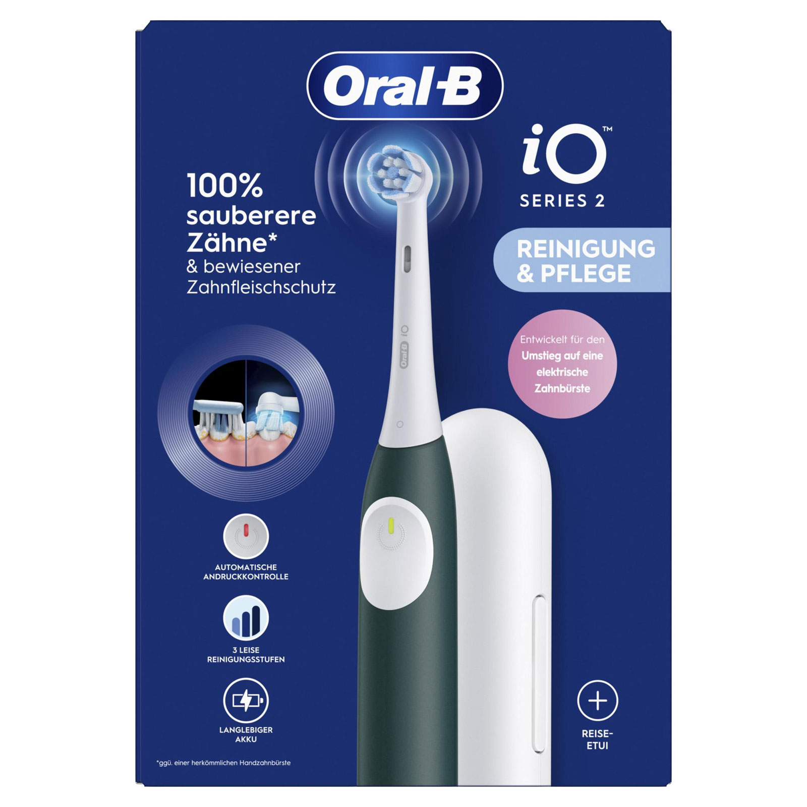 Oral-B iO Series 2 Forest Green Zahnbürste Oral-B iO Series 2 Forest Green Zahnbürste