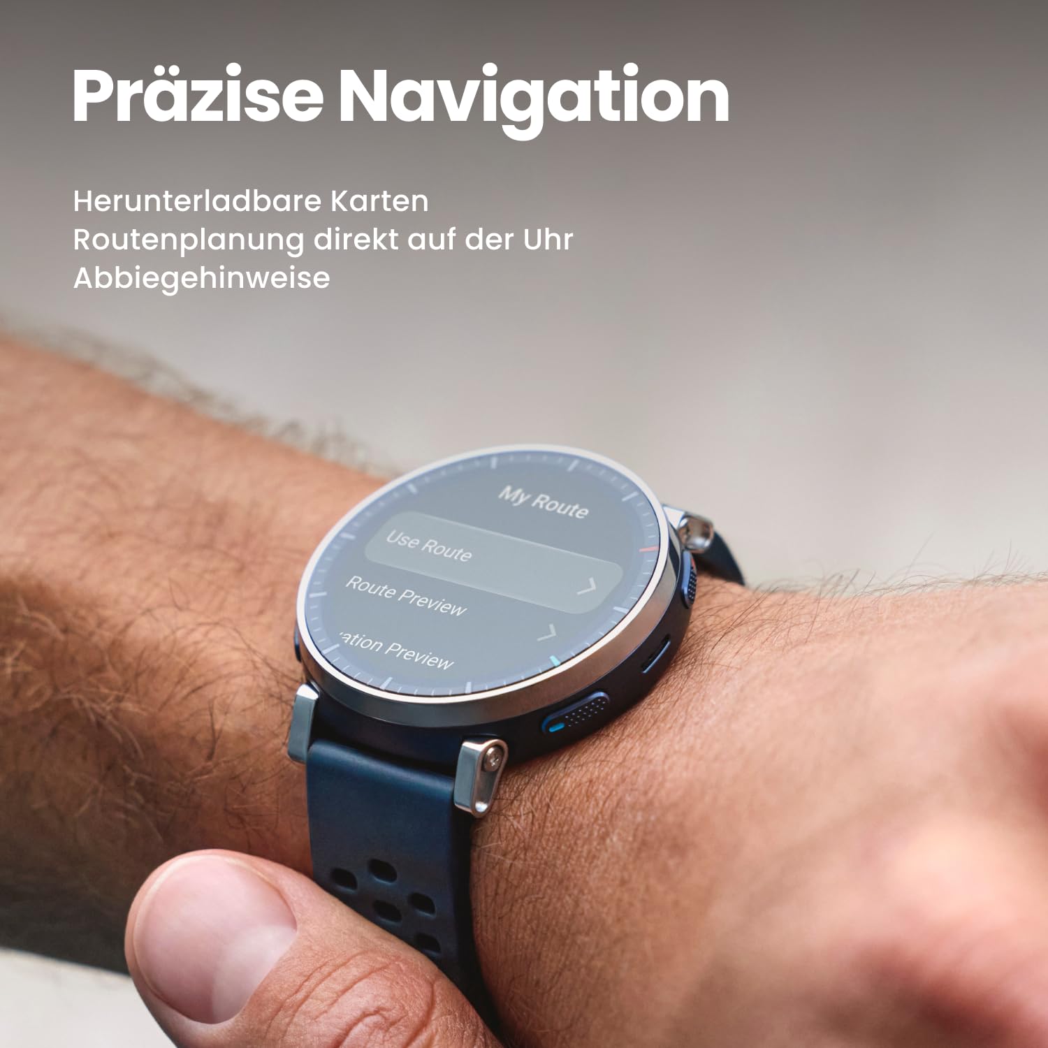 Amazfit Active 3 Premium 45mm GPS Lauf-Smartwatch