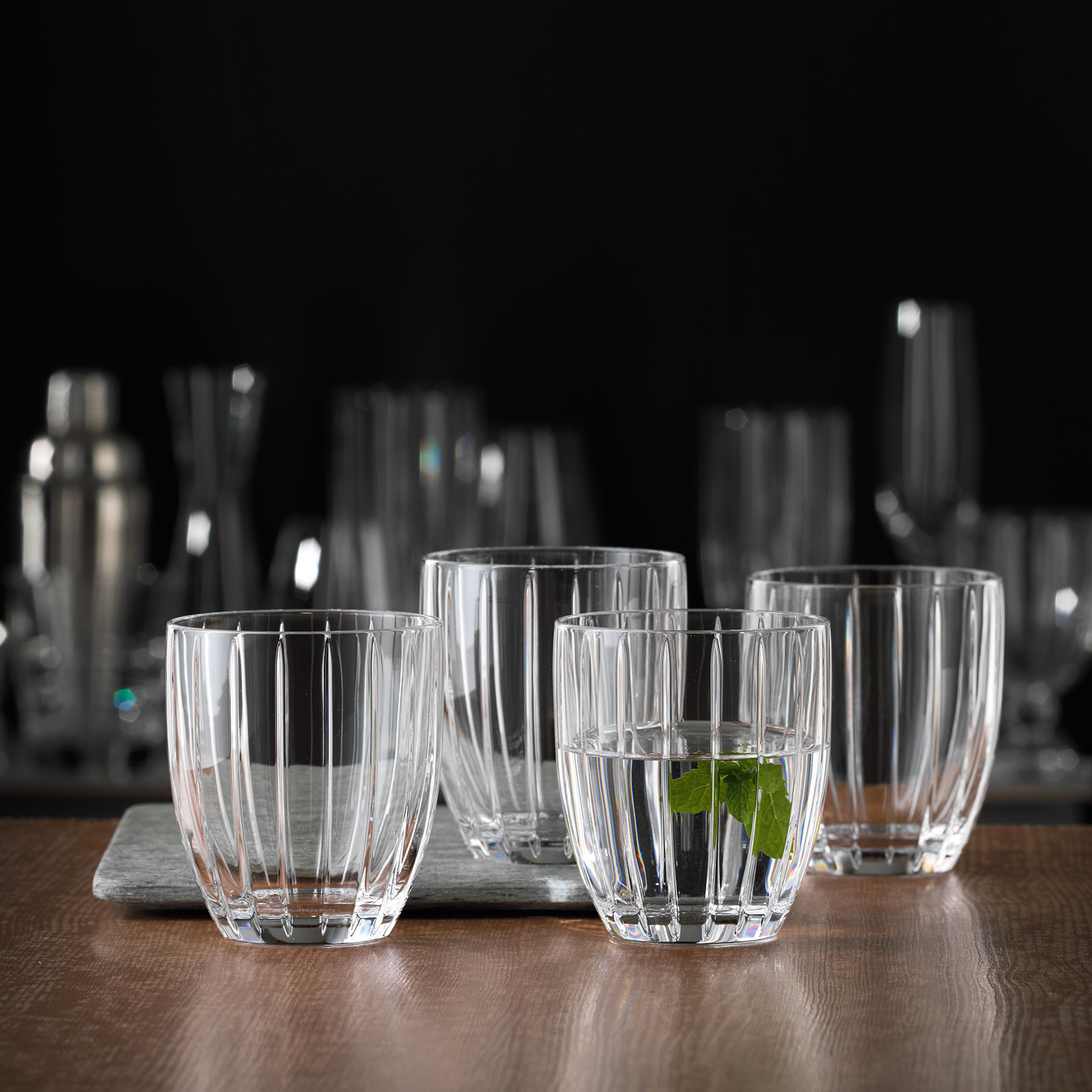 Spiegelau 4-teiliges Becher-Set, Kristallglas, 319 ml, Milano, 2730176