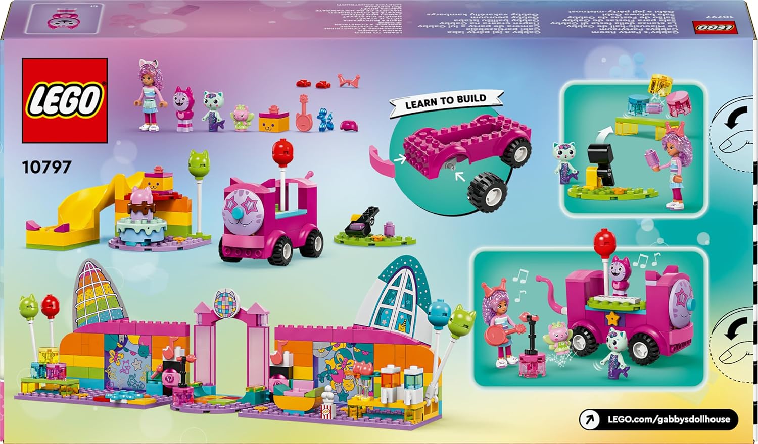 LEGO 4+ Gabbys Puppenhaus Gabbys Partyraum