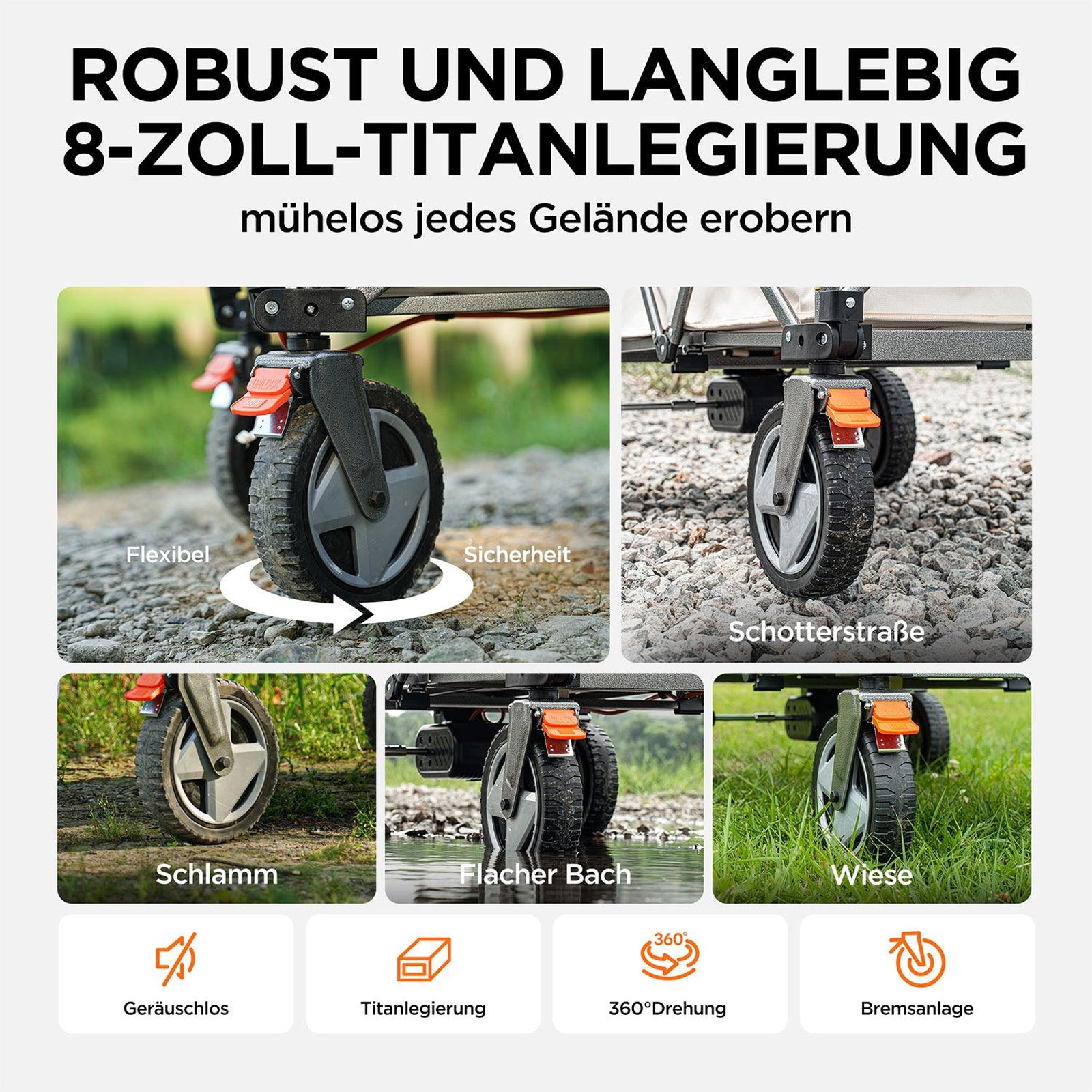 Litheli U20 E-Bollerwagen W1 Pro 500W