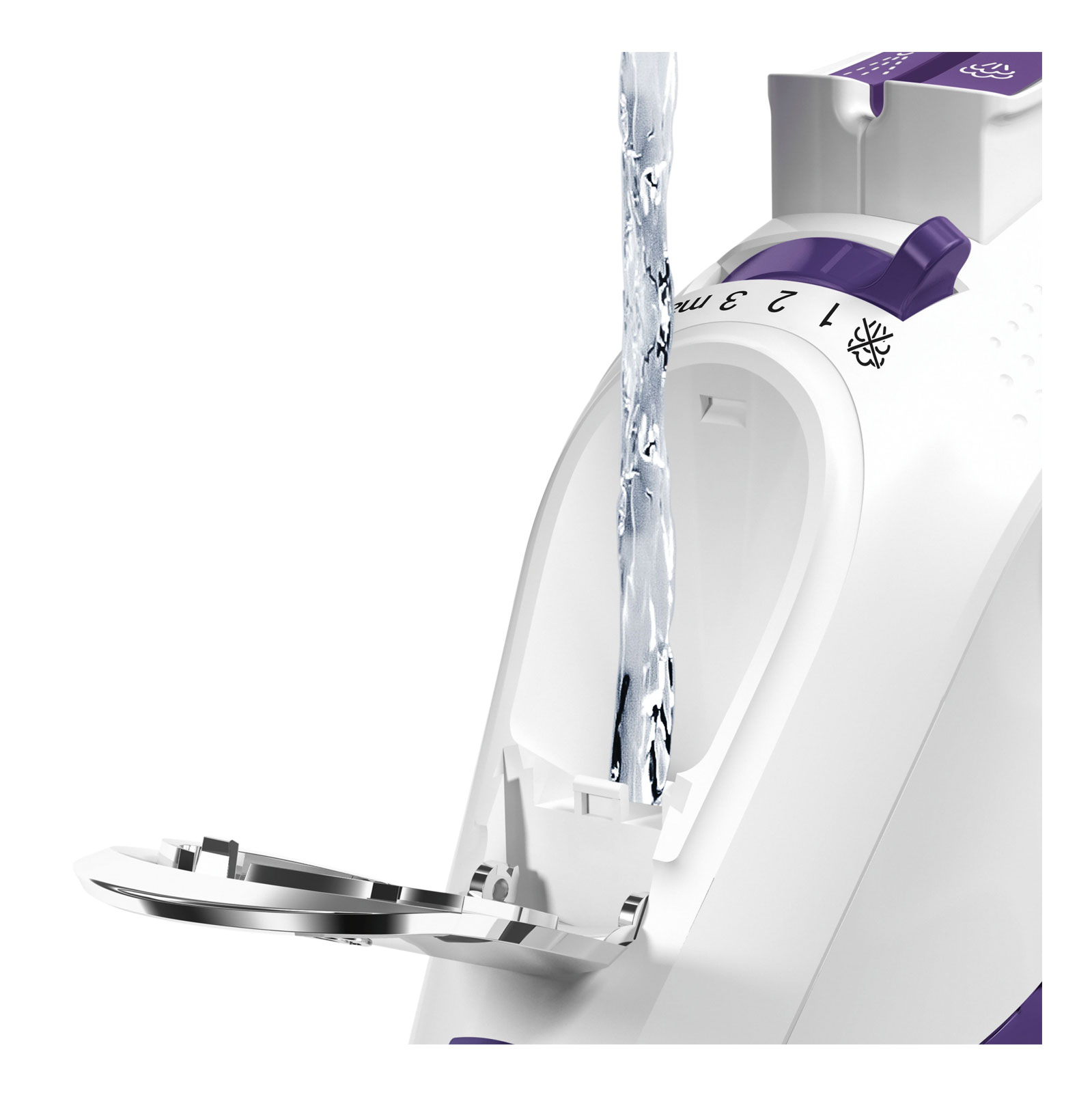 Bosch TDA5028020 Dampfbügeleisen Cera-Glissée 2800 W  weiß/dunkelviolett