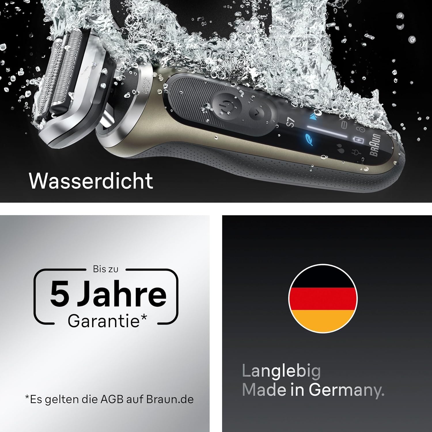 BRAUN Series 7 Elektrorasierer 72-C1200s Herrenrasierer Präzisionstrimmer Rasur BRAUN Series 7 Elektrorasierer 72-C1200s Herrenrasierer Präzisionstrimmer Rasur