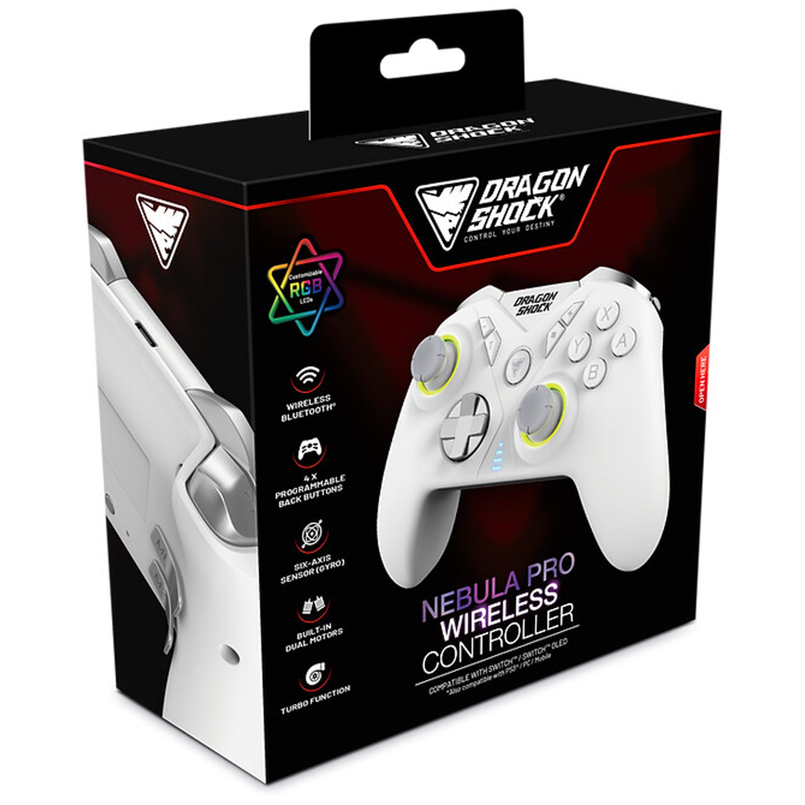 Dragonwar Dragonshock Controller Nebula Pro Wireless