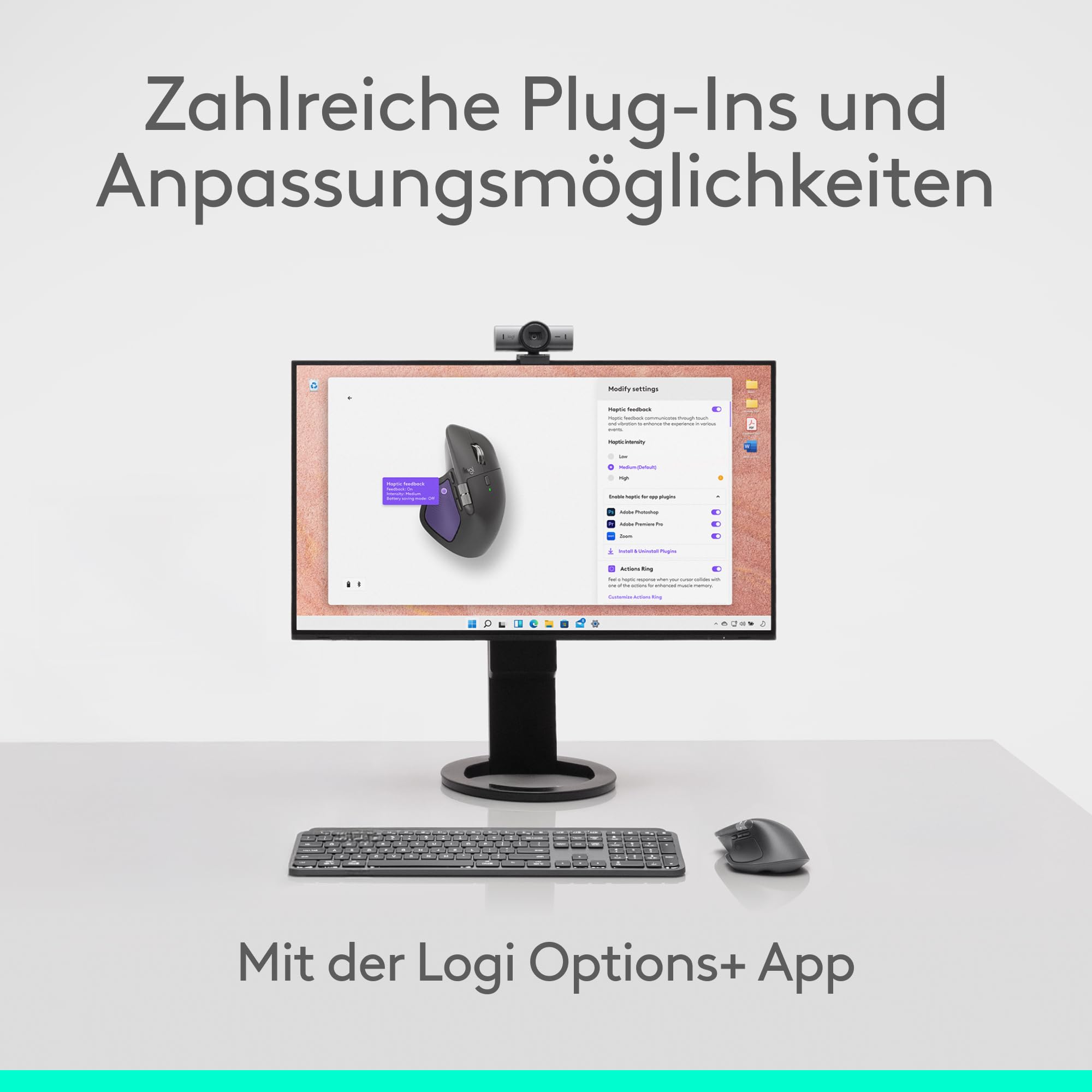 Logitech MX Master 4 for Mac, ergonomische Bluetooth-Maus