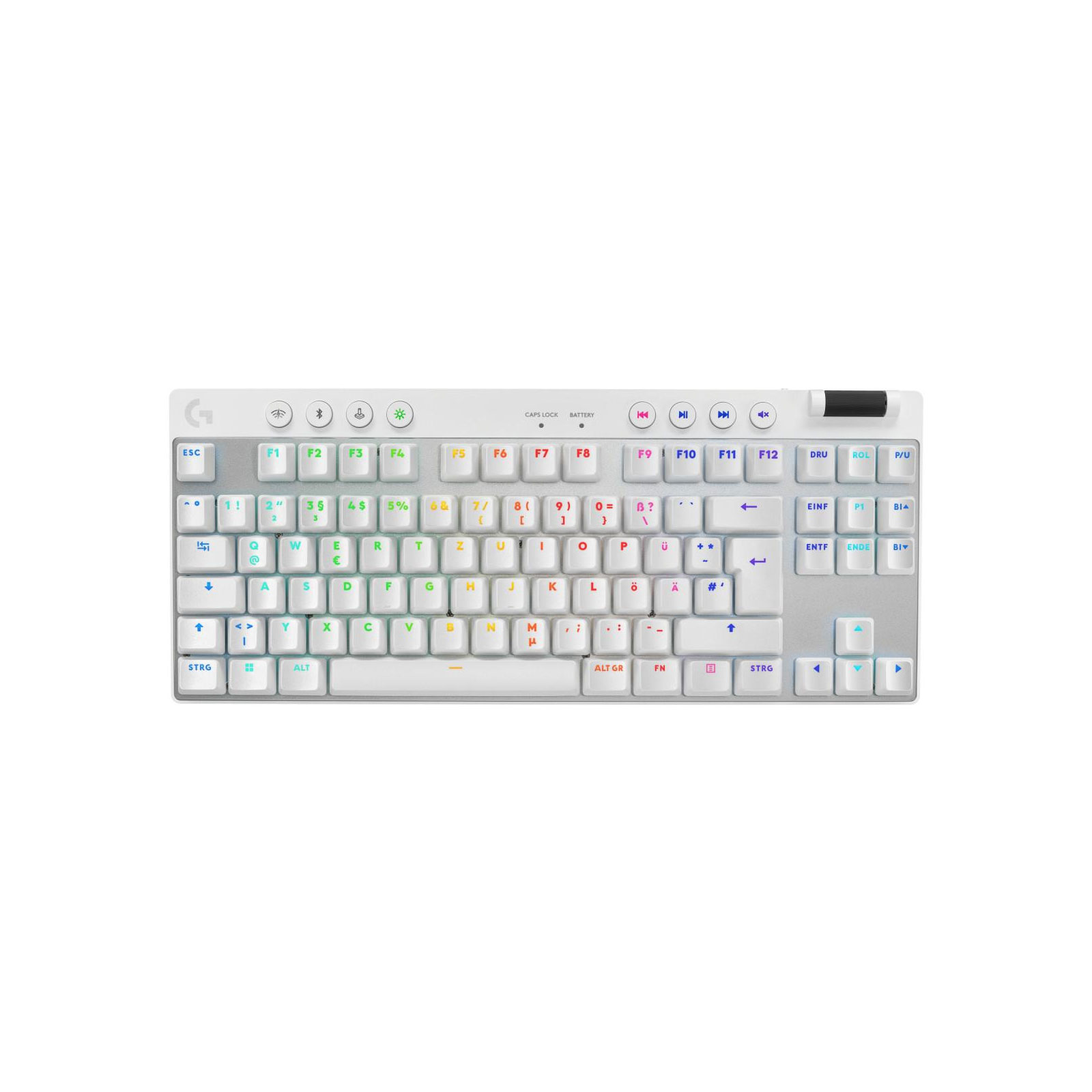 Logitech PRO X TKL Gaming-Tastatur, Weiß
