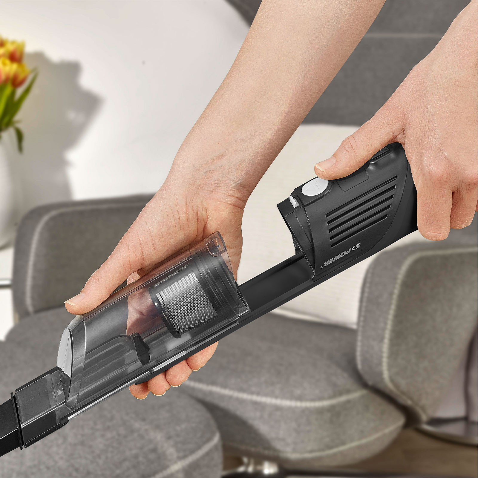 SEVERIN HV 9589 S'Power Akku-Handstaubsauger ohne Stiel