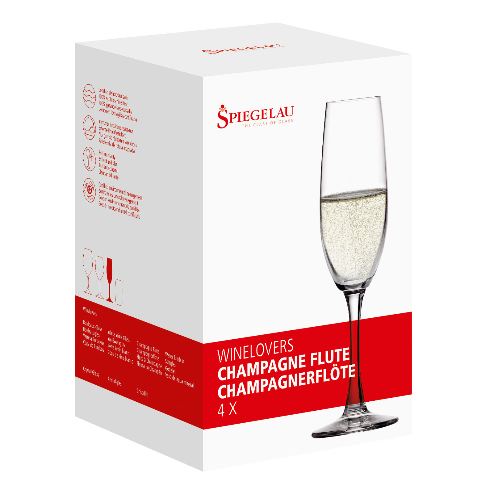 Spiegelau Winelover Champagnerflöte 4er Set