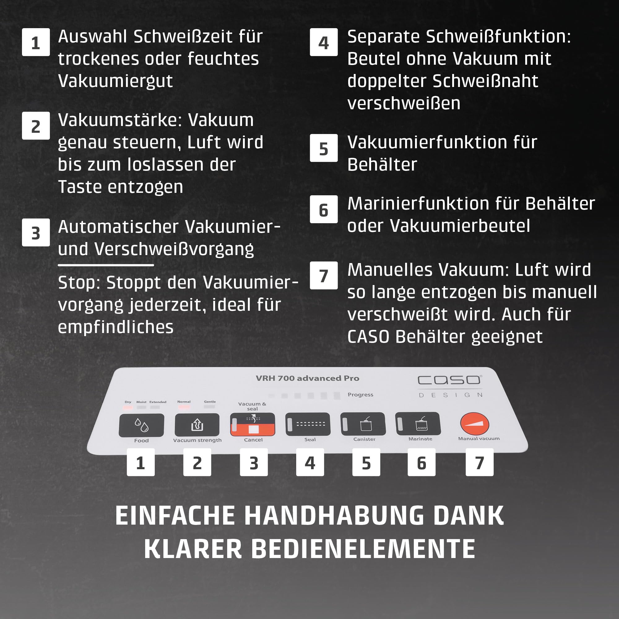 CASO VRH 700 advanced Pro Vakuumierer