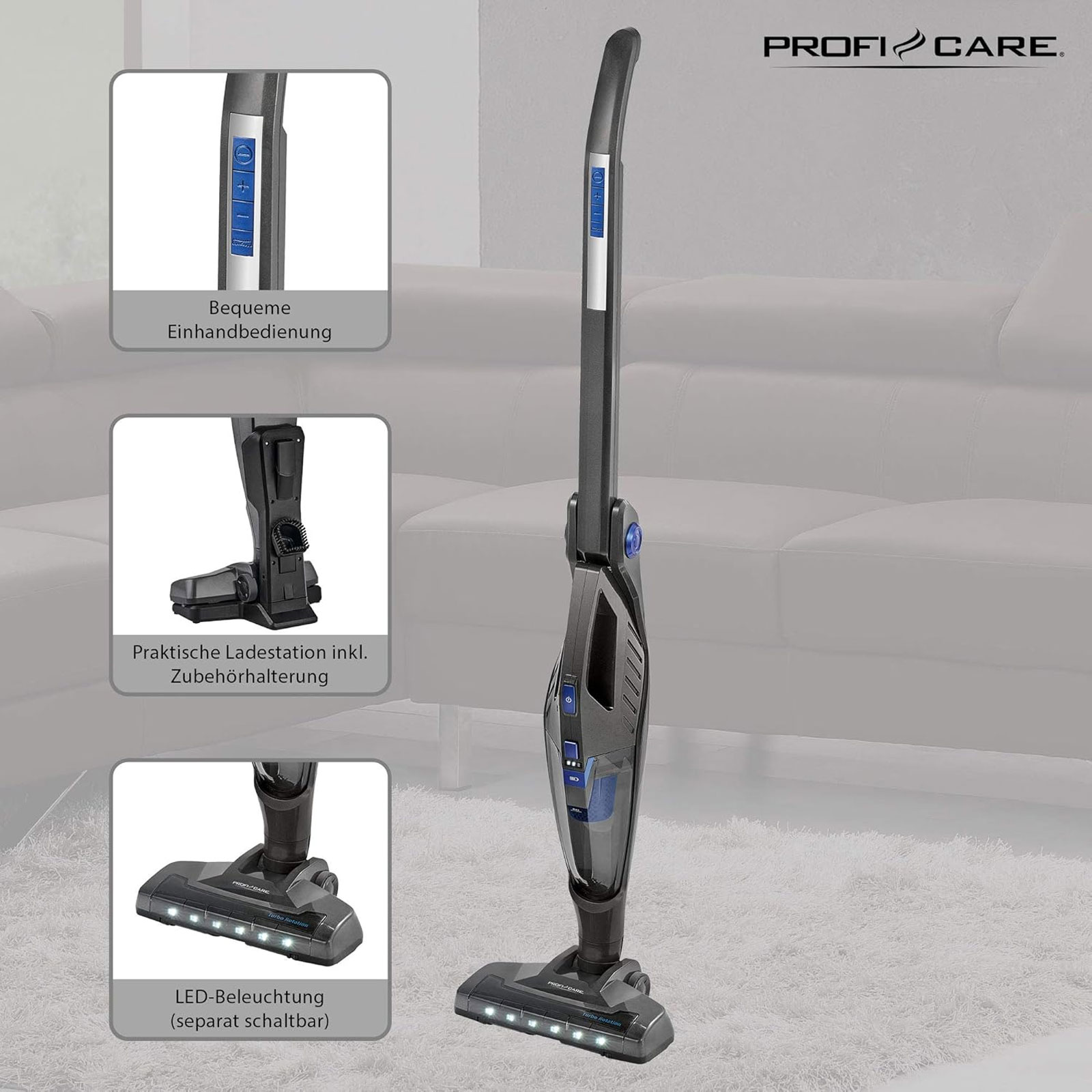 PROFI CARE PC-BS 3035 A Akku Staubsauger PROFI CARE PC-BS 3035 A Akku Staubsauger