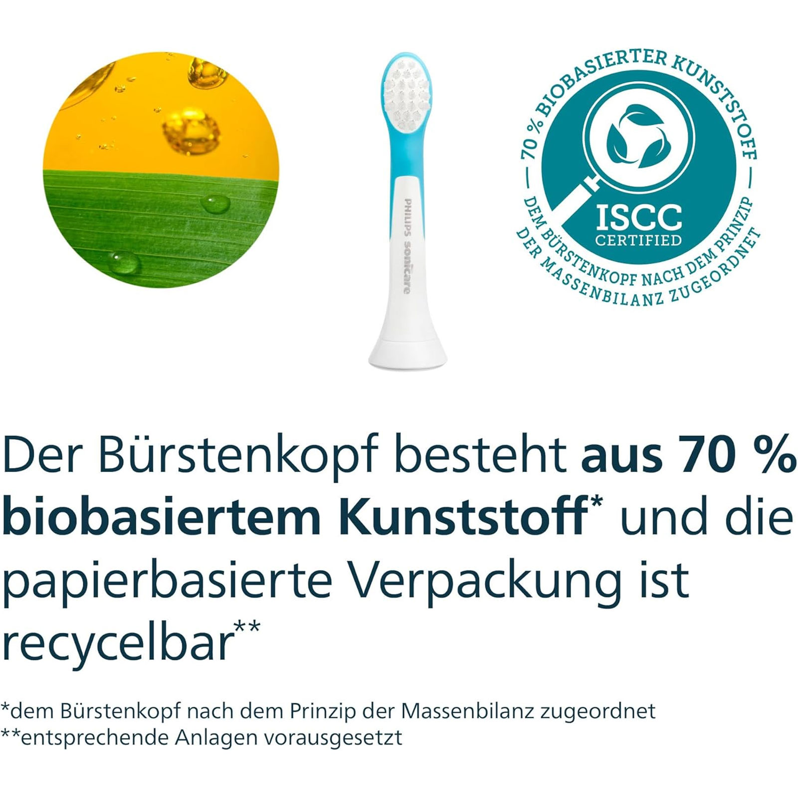 Philips HX6034/90 Kids Mini 4er aq Aufsteckbürsten Philips HX6034/90 Kids Mini 4er aq Aufsteckbürsten