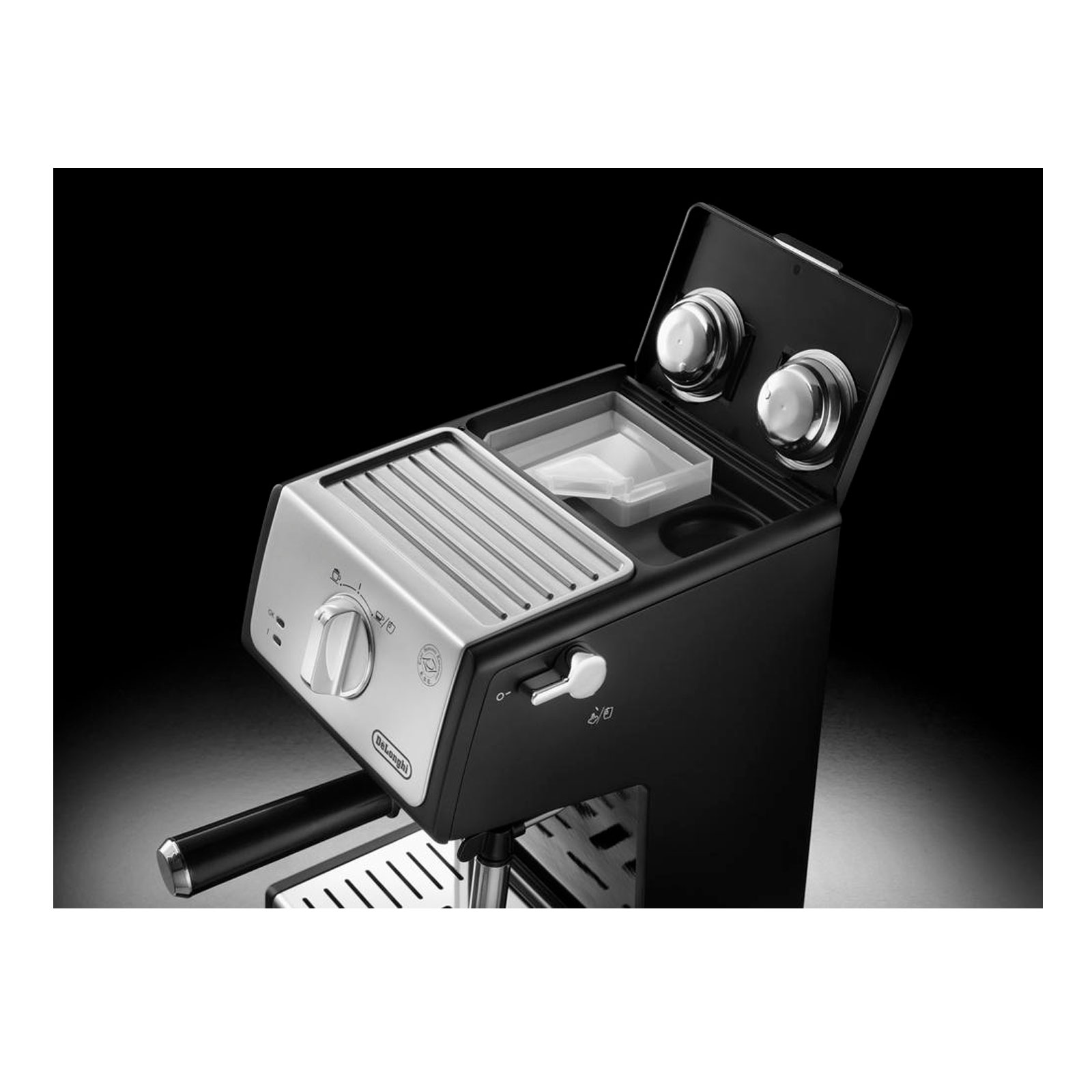 DeLonghi ECP 33.21 BK Siebträger Espresso Schwarz/Silber