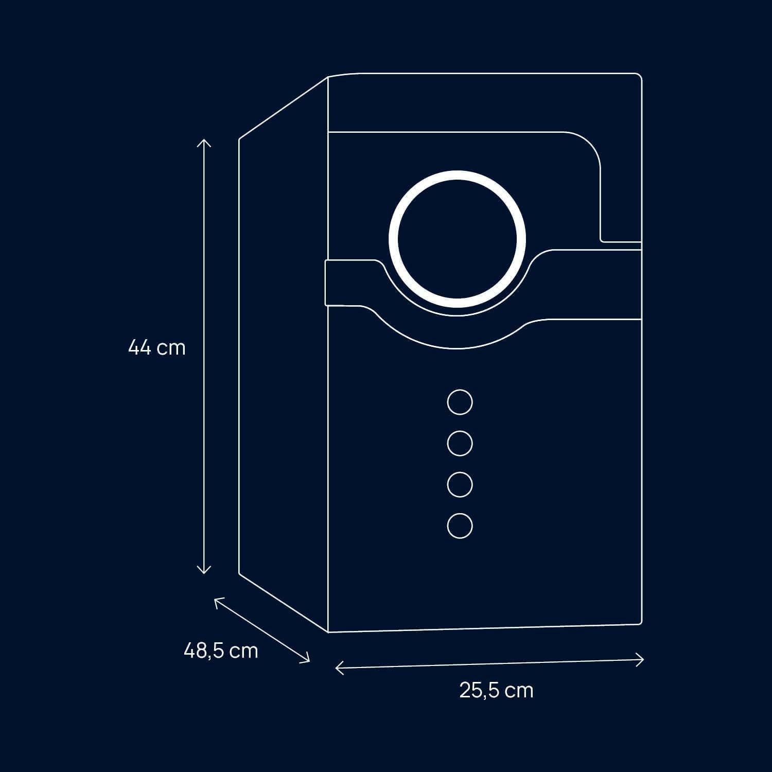 RITTER Beezer schwarz Getränkekühlschrank
