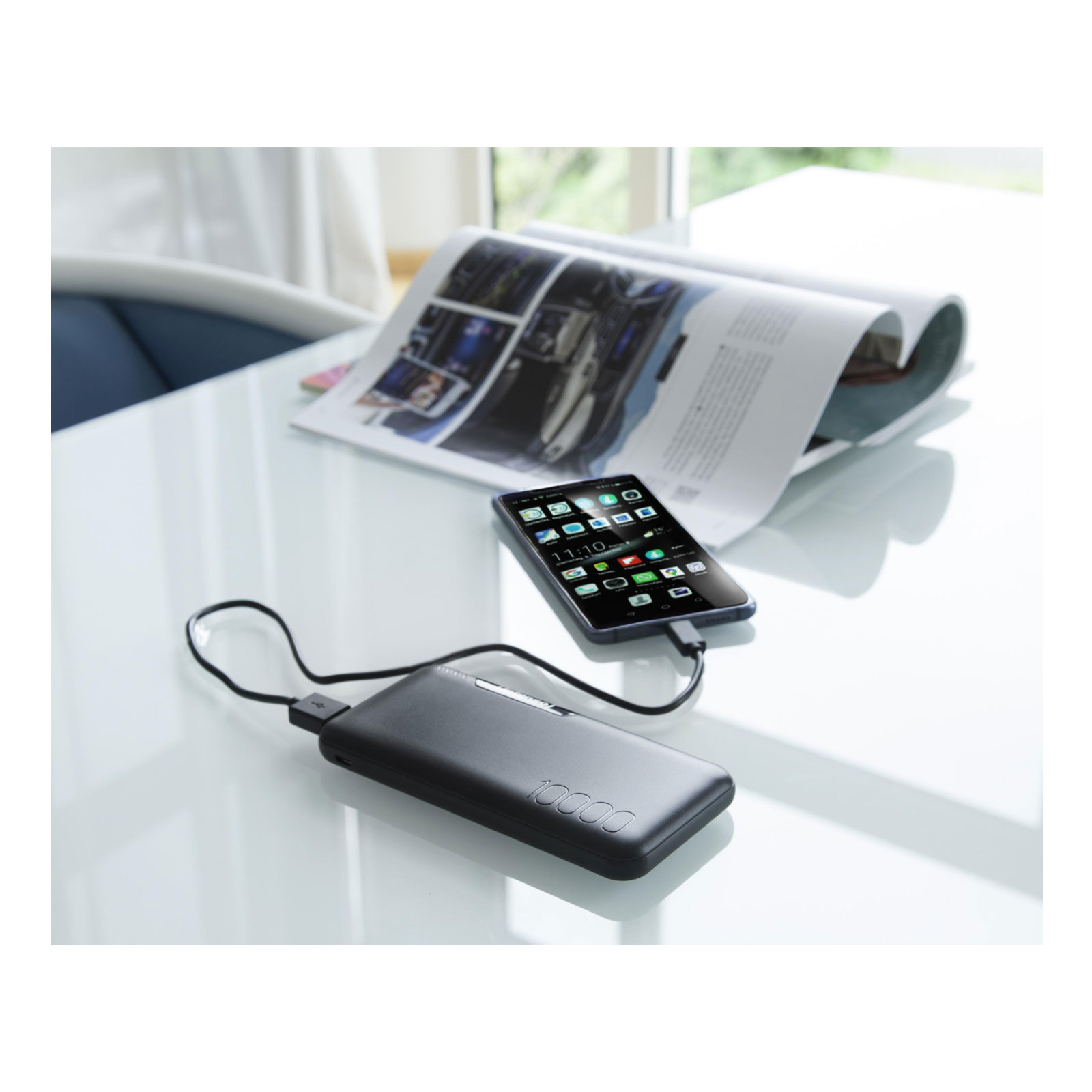 Intenso Powerbank P10000, Schwarz