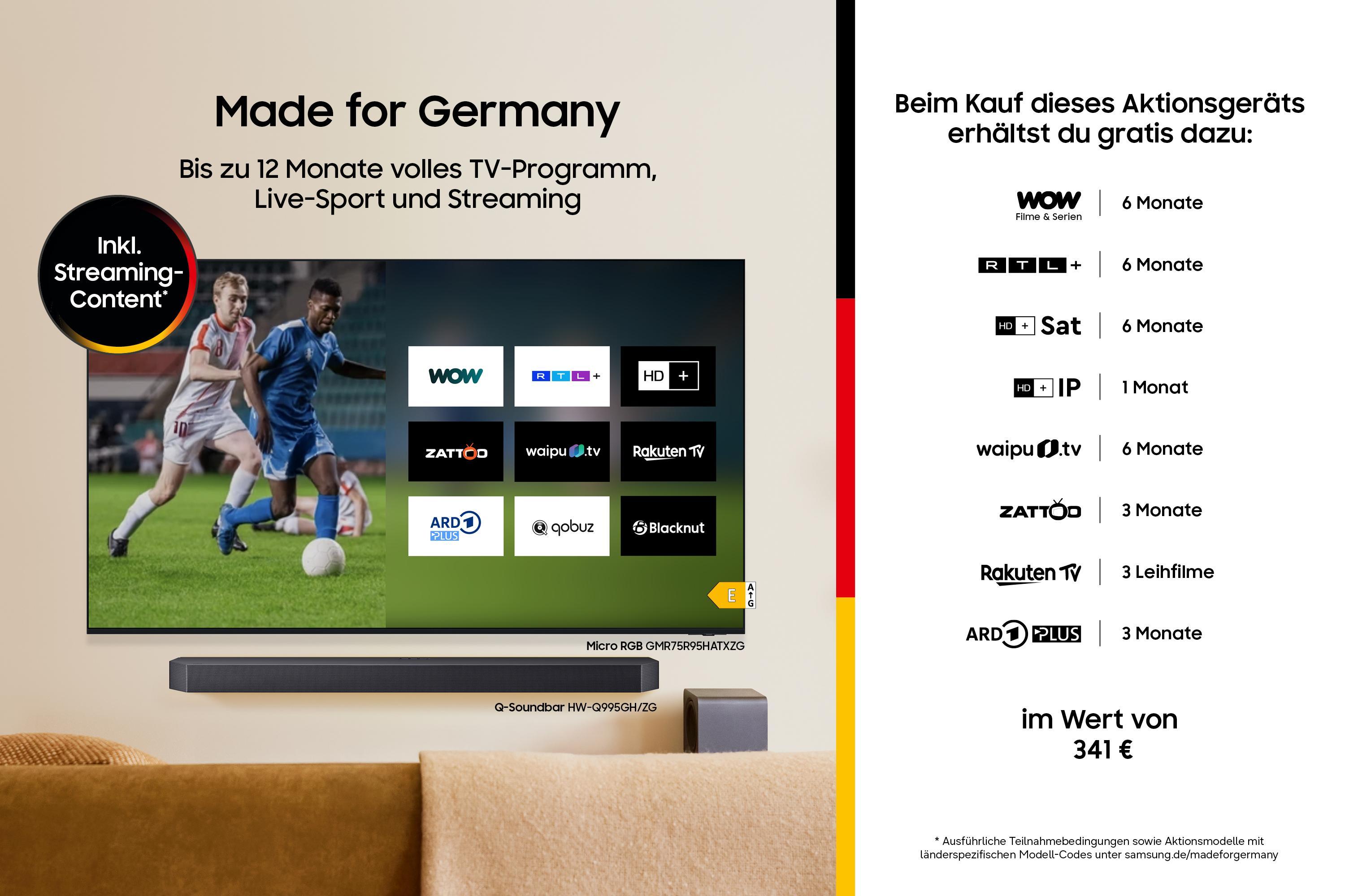 Samsung GQ75QN74FATXZG Neo QLED QN74F 4K Vision AI Smart TV