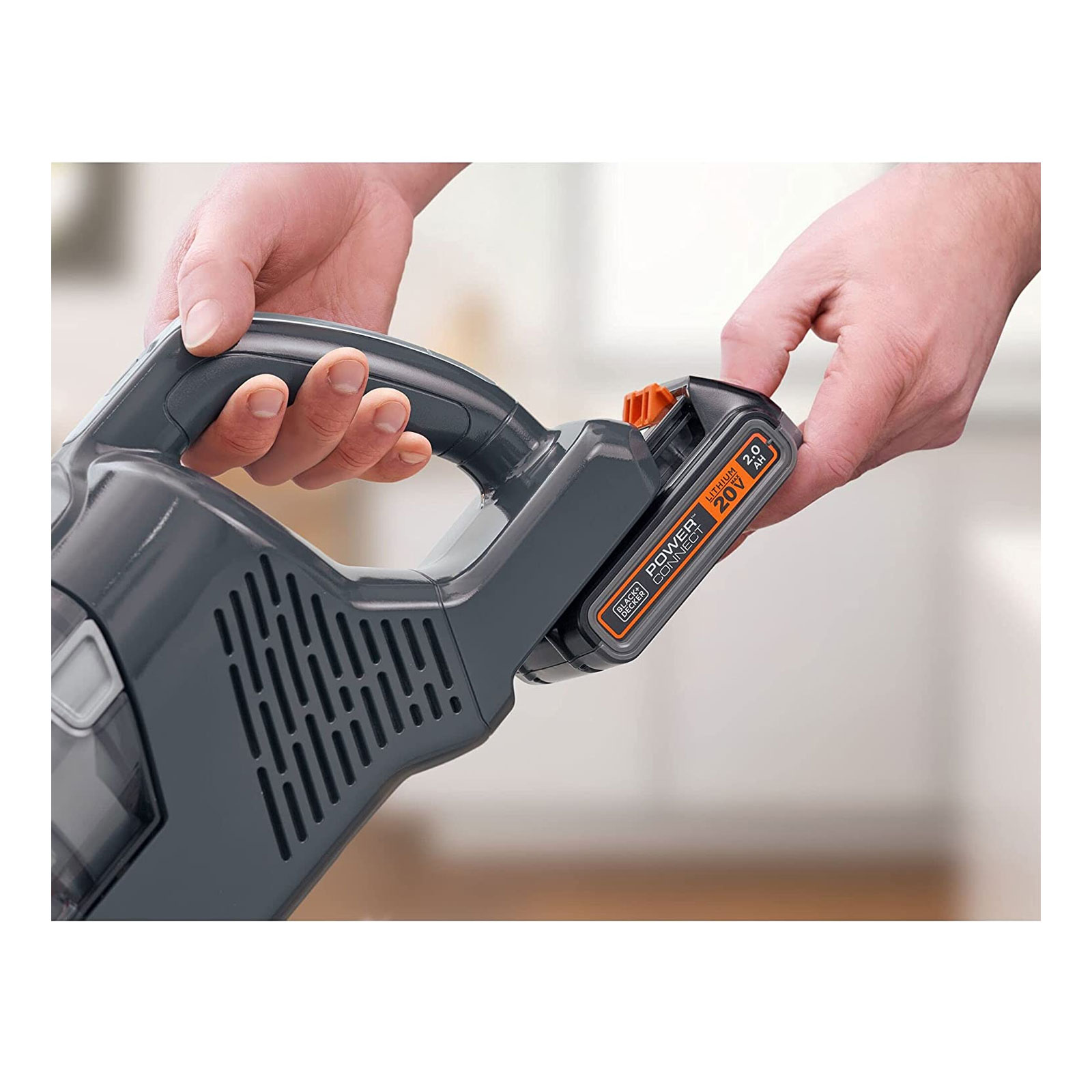 Black + Decker BHFEA18D1 Akku-Handstaubsauger mit Stiel