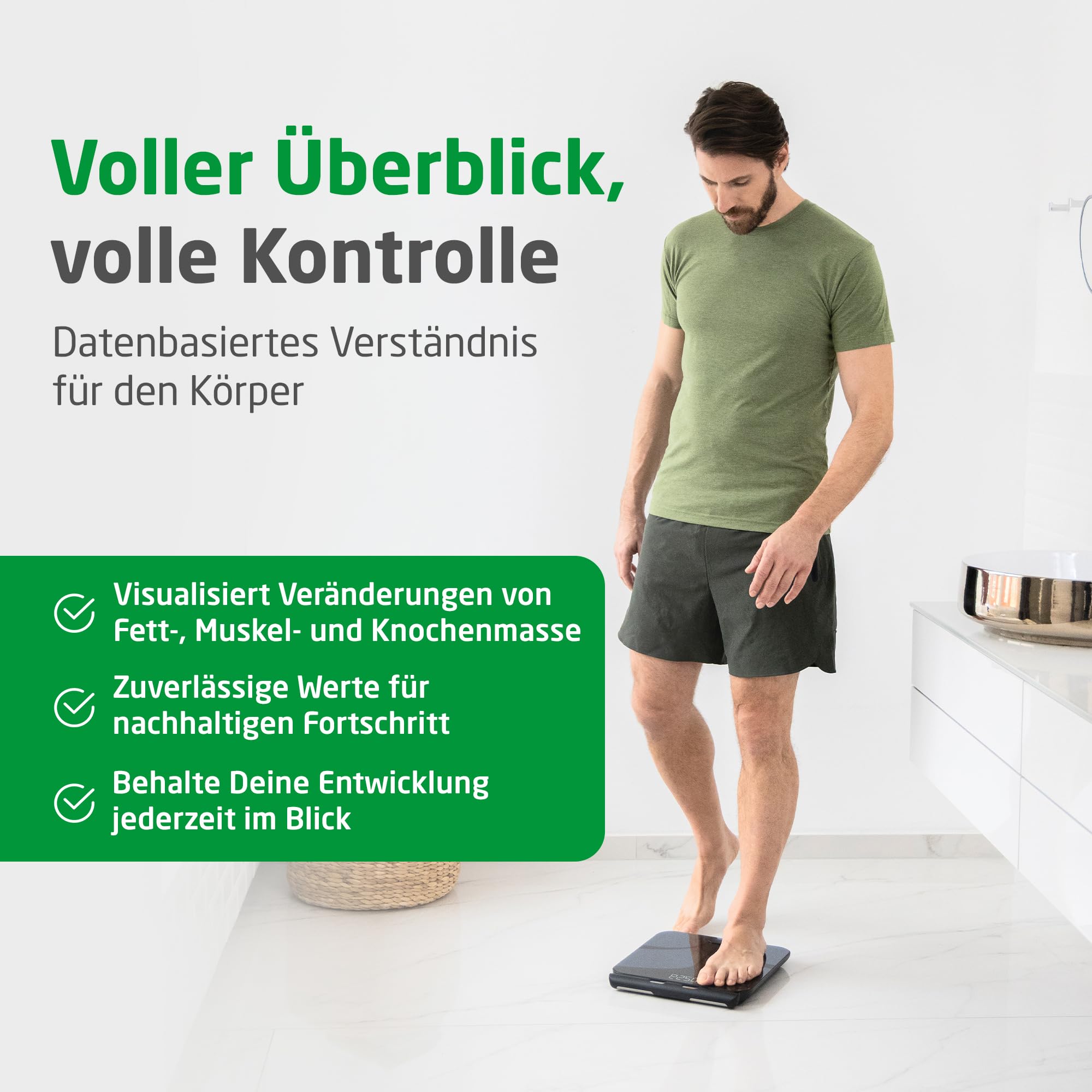 medisana BS 850 connect Körperanalysewaage mit Handsensoren