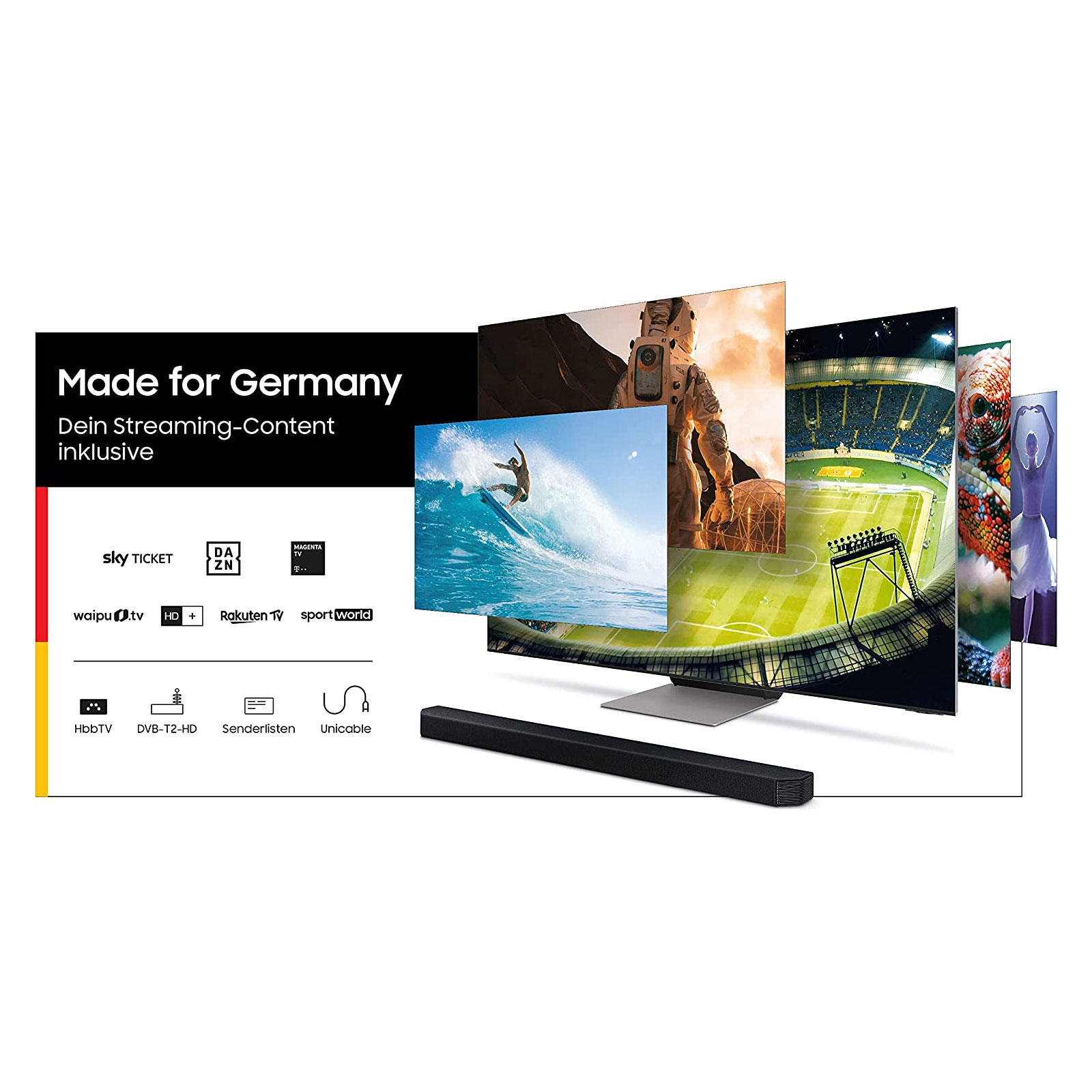 Samsung GU43AU9089UXZG weiß Crystal UHD LED TV Samsung GU43AU9089UXZG weiß Crystal UHD LED TV