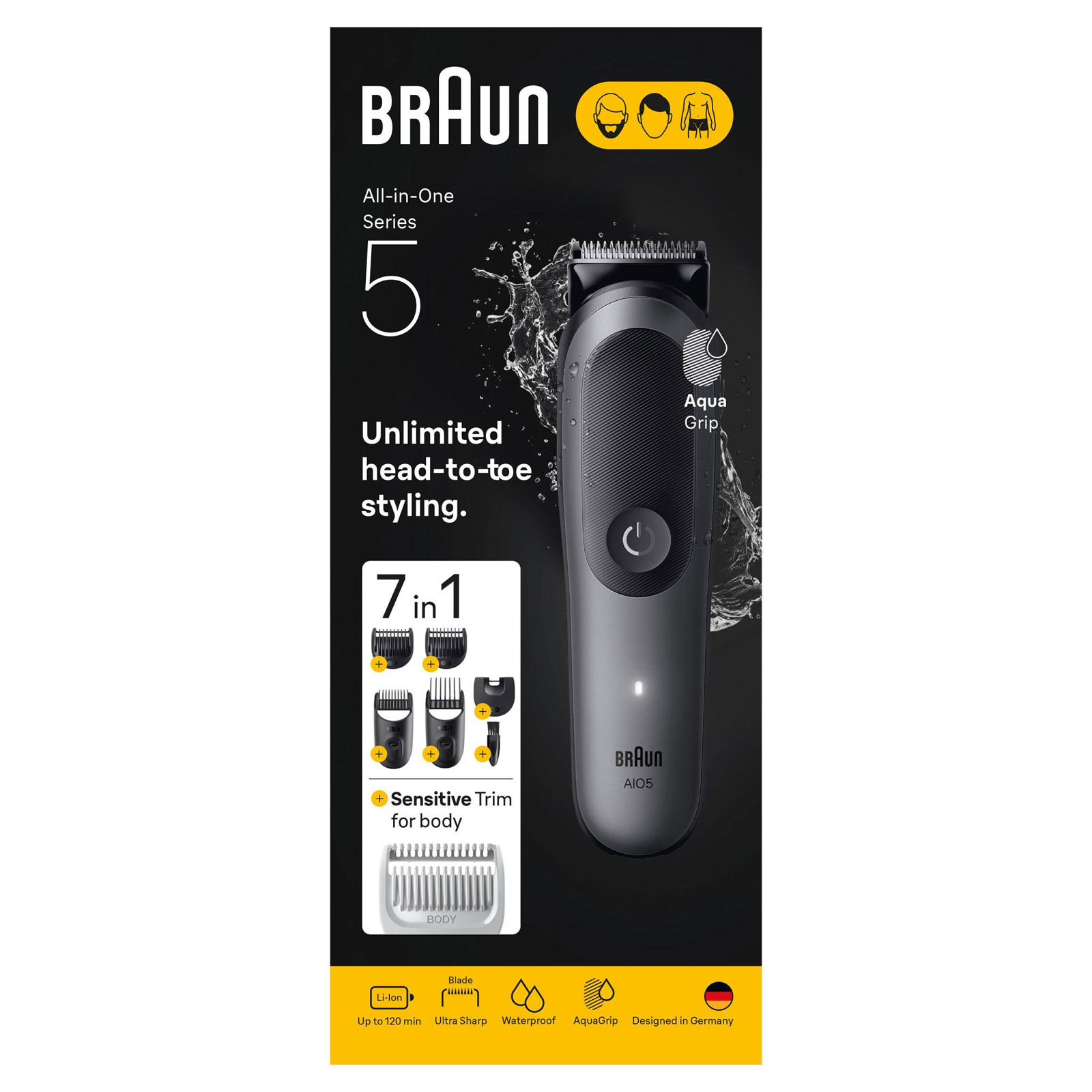 BRAUN All-in-One Series 5 7-in-1 Set AIO5520 Barttrimmer