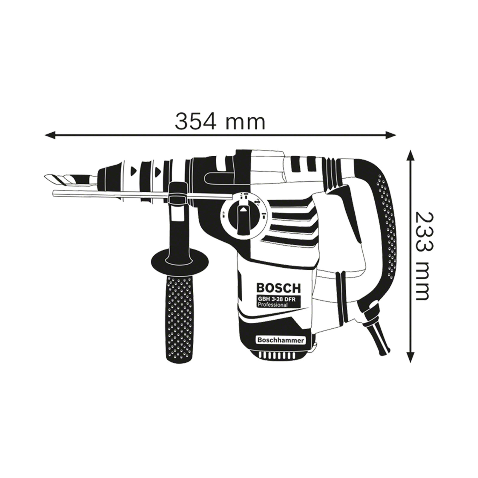 Bosch Professional GBH 3-28 DFR Bohrhammer