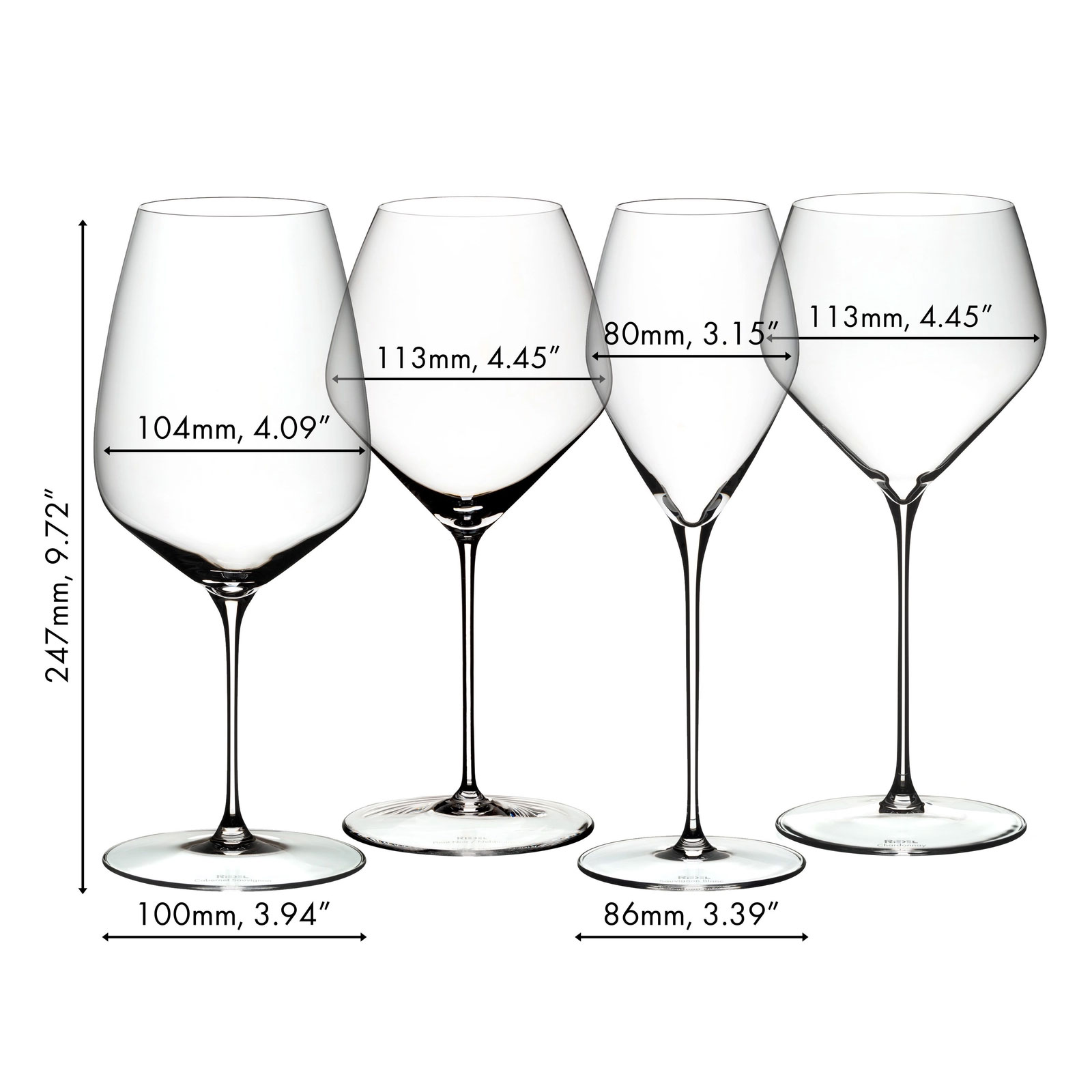 Riedel Veloce Tasting Set 5330/47 Weingläser-Set 4-teilig