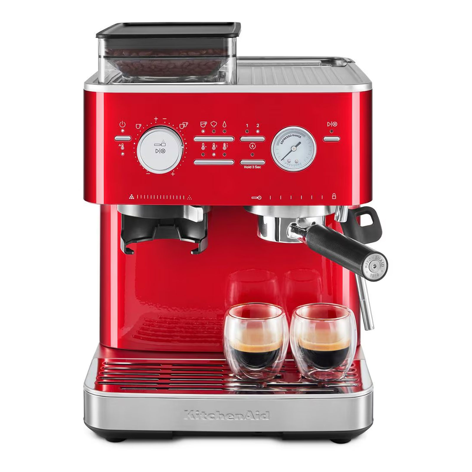 KitchenAid 5KES6551ECA Semi Auto Espresso CANDY APPLE Siebträgermaschine
