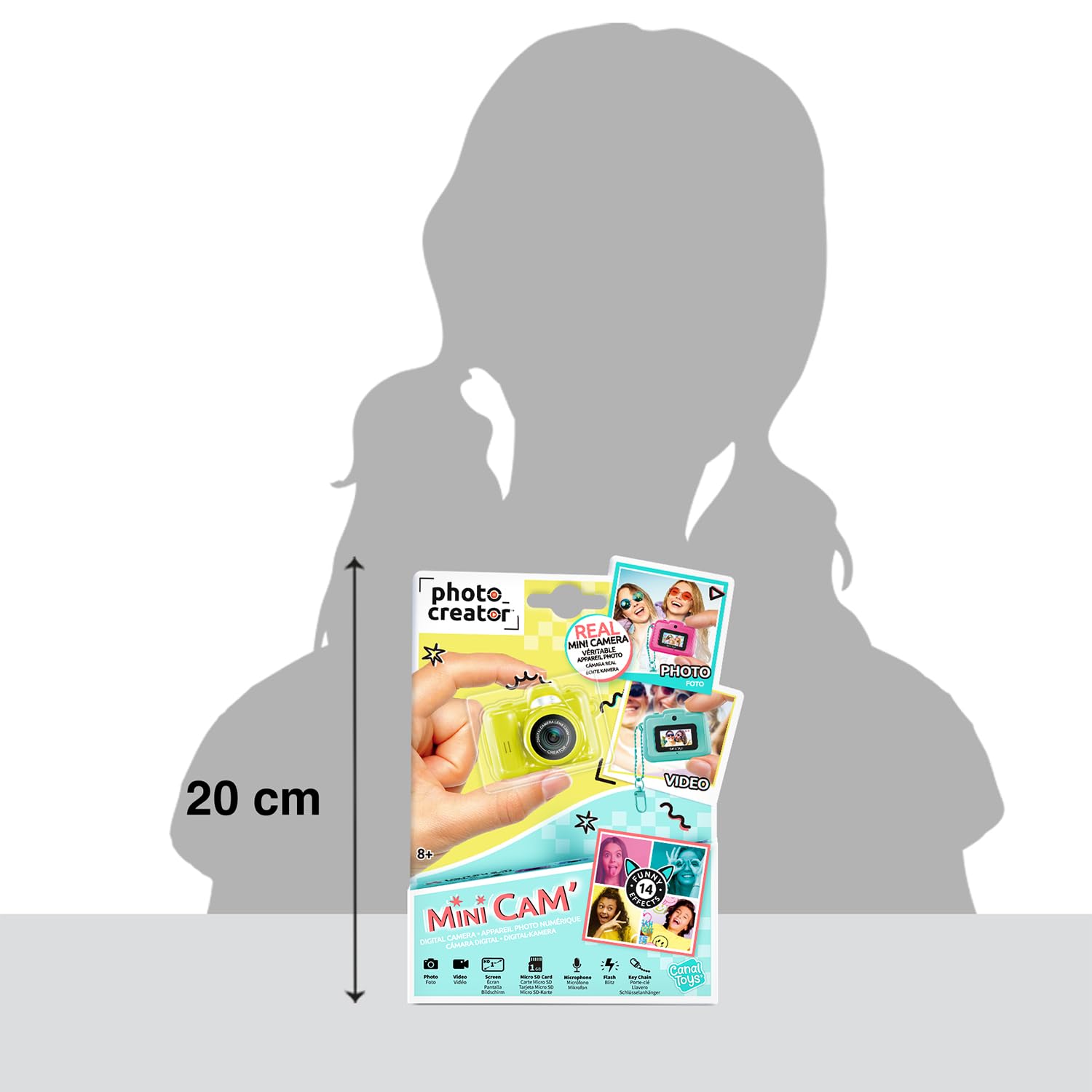 Canal Toys - Photo Creator - Mini-Digitalkamera & Videokamera für Kinder