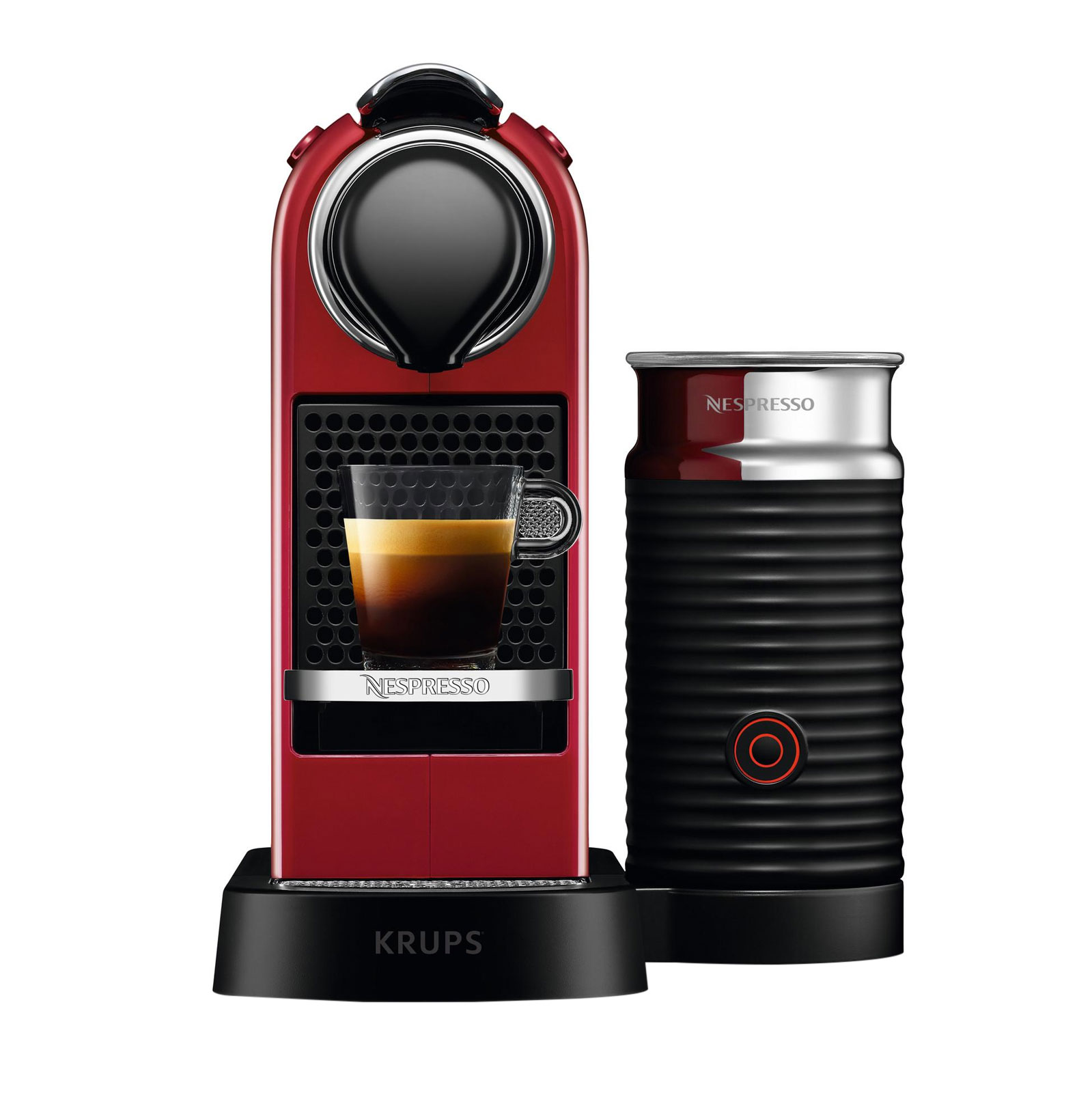Krups XN 7615 Nespresso CitiZ&milk Cherry Red