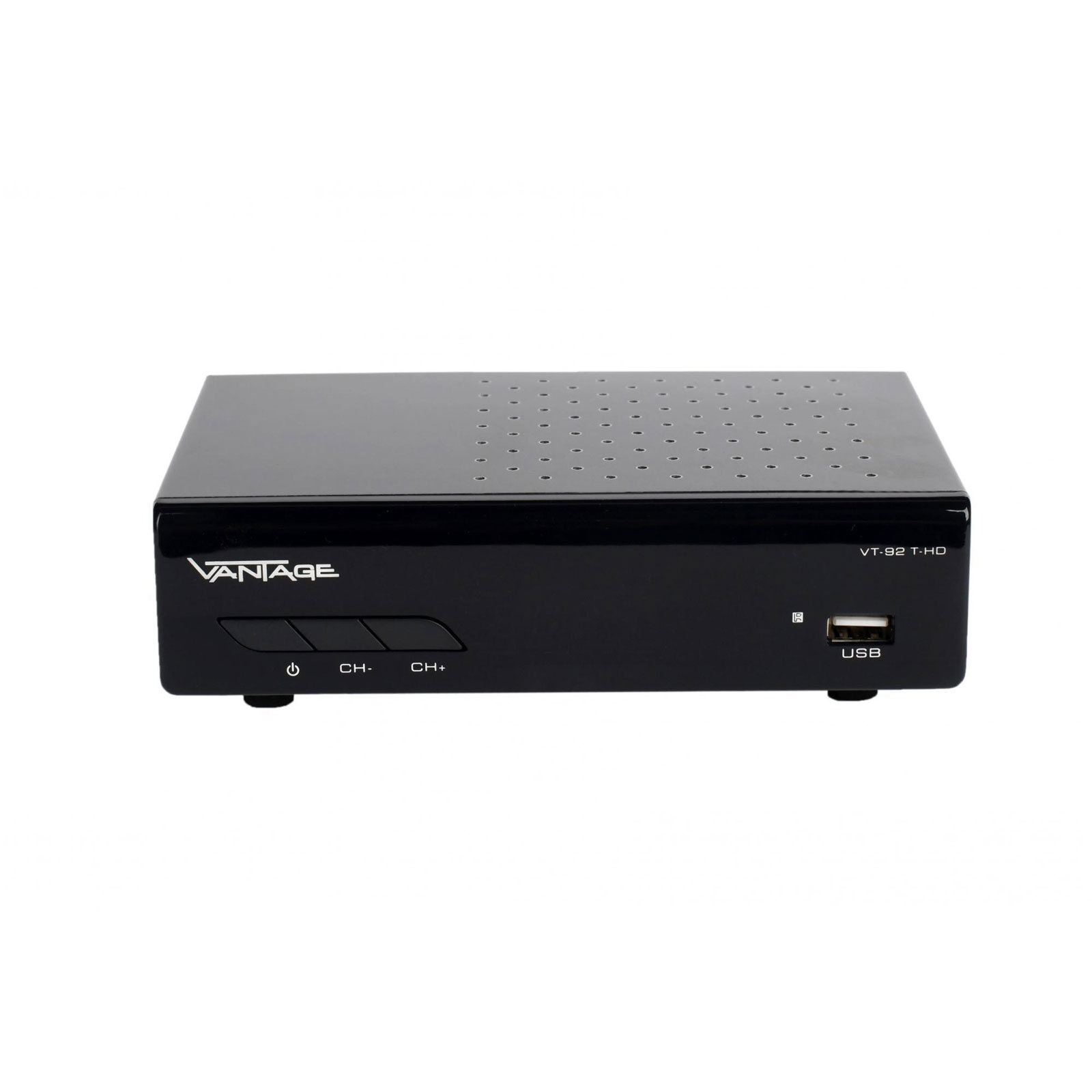 Vantage VT-92 T-HD Receiver (DVB T2, HEVC, Display, USB, HDMI, SCART, Mediaplayer) schwarz Vantage VT-92 T-HD Receiver (DVB T2, HEVC, Display, USB, HDMI, SCART, Mediaplayer) schwarz