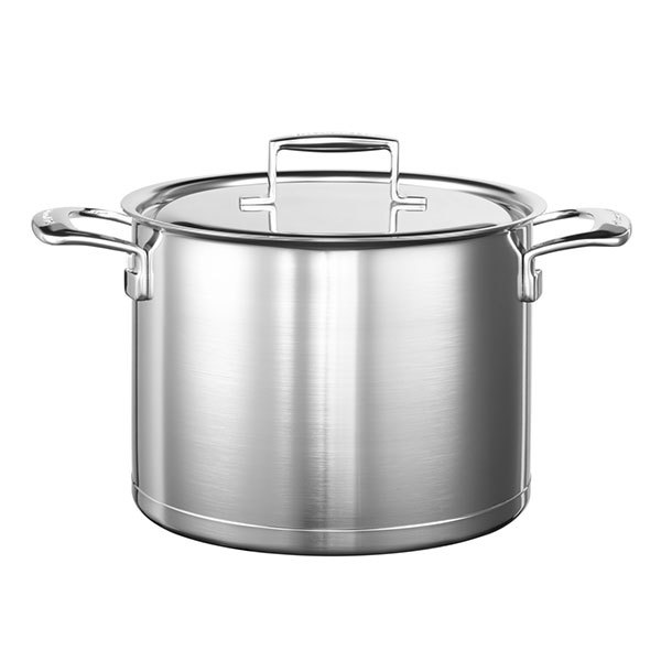 KitchenAid Suppentopf mit Deckel KCC780KSST Edelstahl 7l