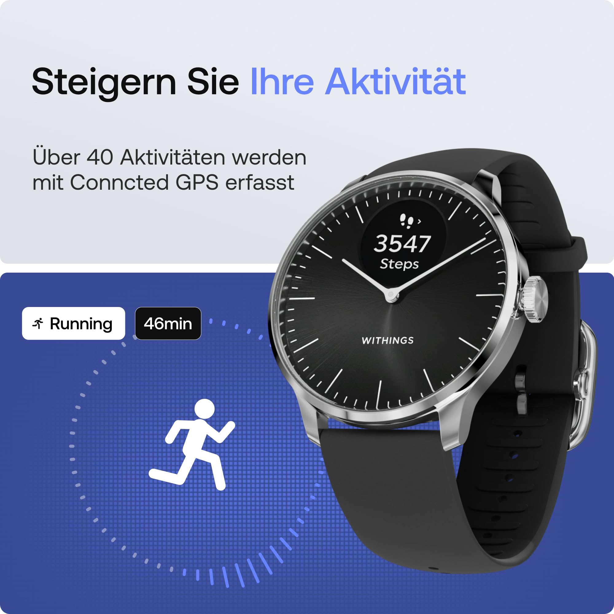 Withings ScanWatch Light – Hybrid Smartwatch