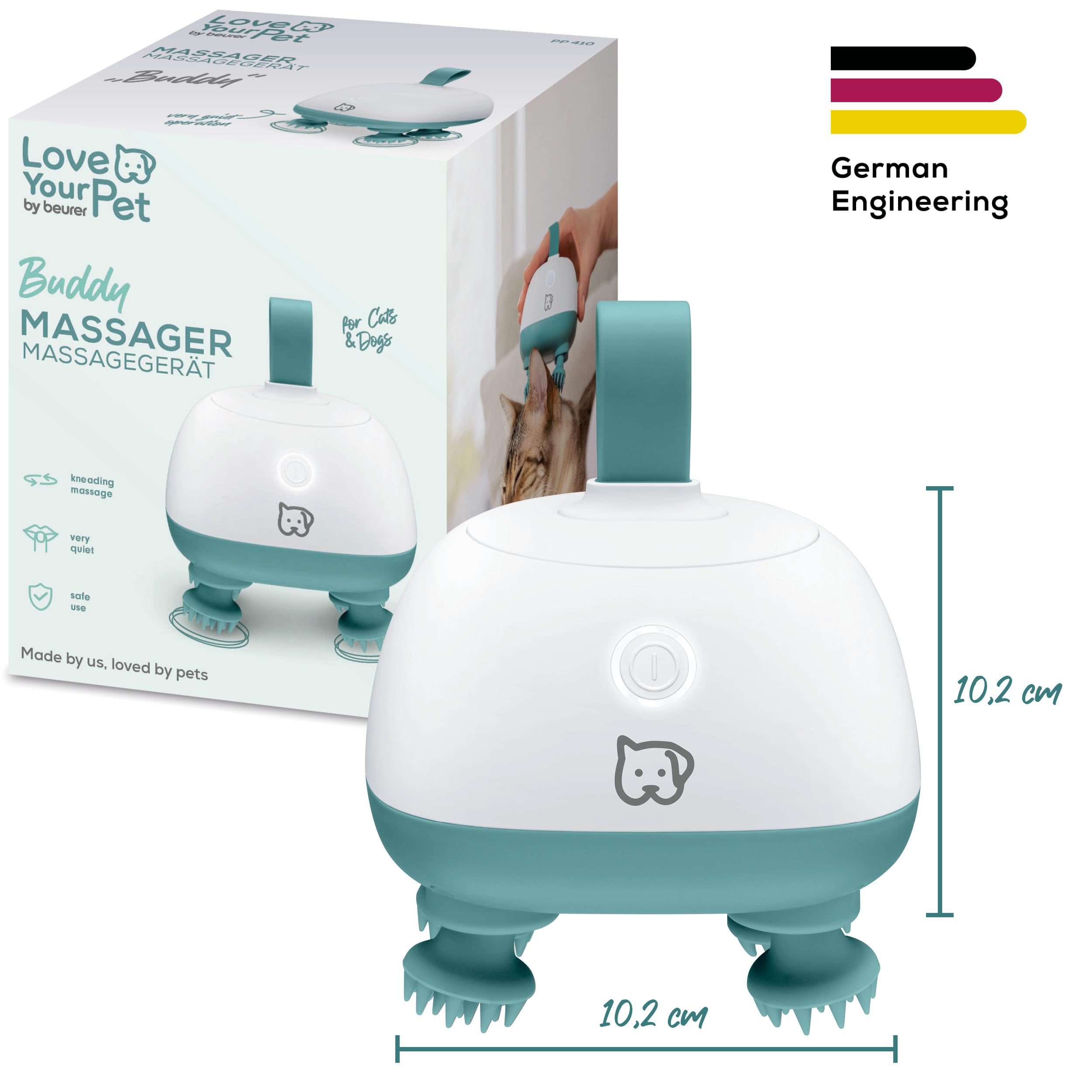 Love Your Pet by beurer Massagegerät Buddy für Hunde und Katzen