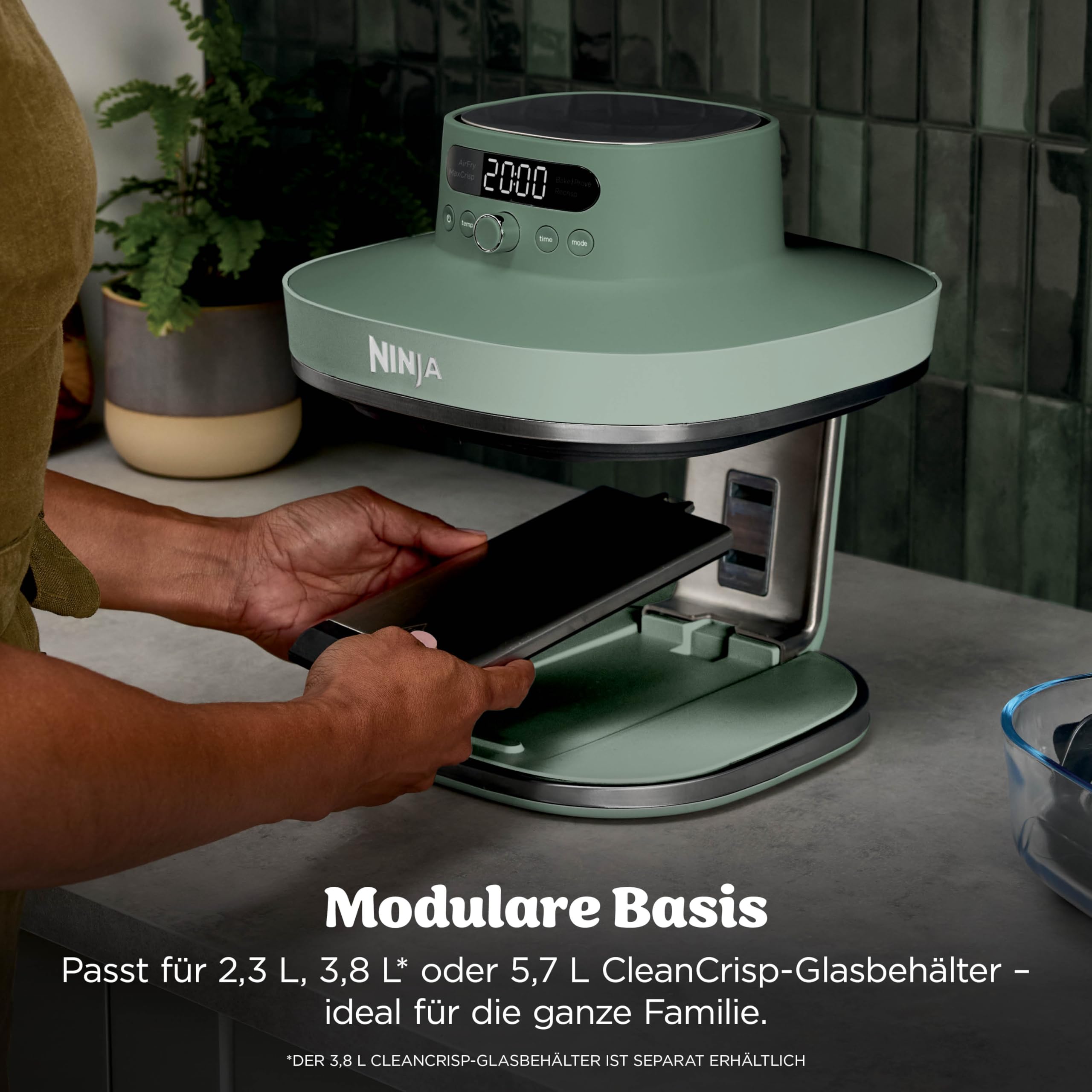 Ninja CRISPi PRO XL Glas-Heißluftfritteuse