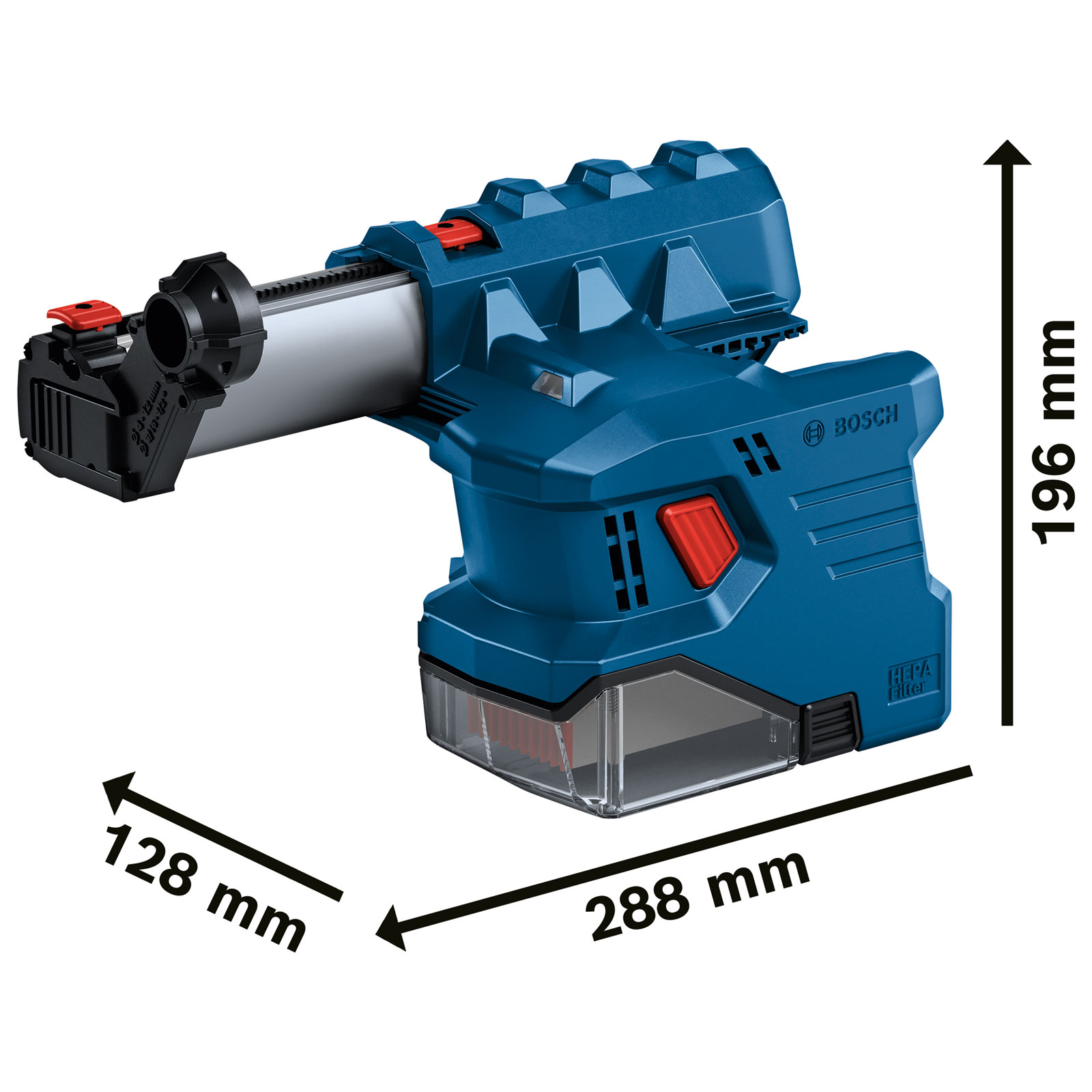 Bosch Professional Akku-Absaugvorrichtung GDE 18V-12