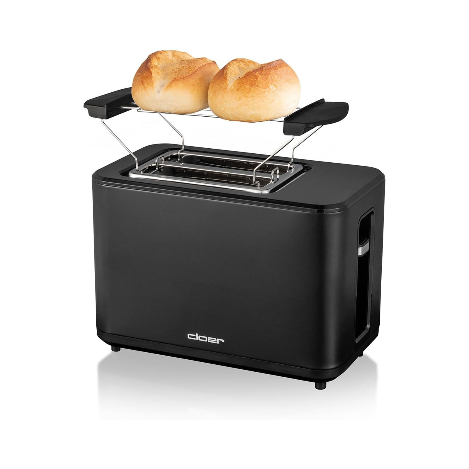 Cloer 3930 SW Toaster 2 Scheiben 900 W Kunststoff