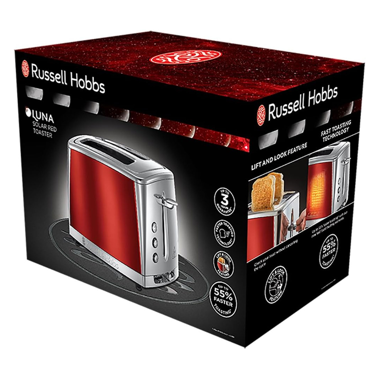 Russell Hobbs Luna Toaster / Edelstahl