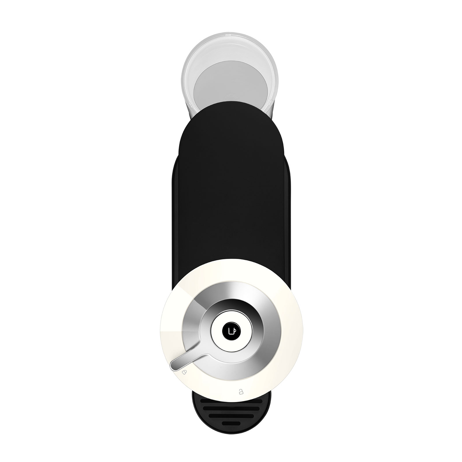 De'Longhi Nespresso-Kapselmaschine Vertuo Next ENV 120.W + Zugabe Aeroccino Milchaufschäumer