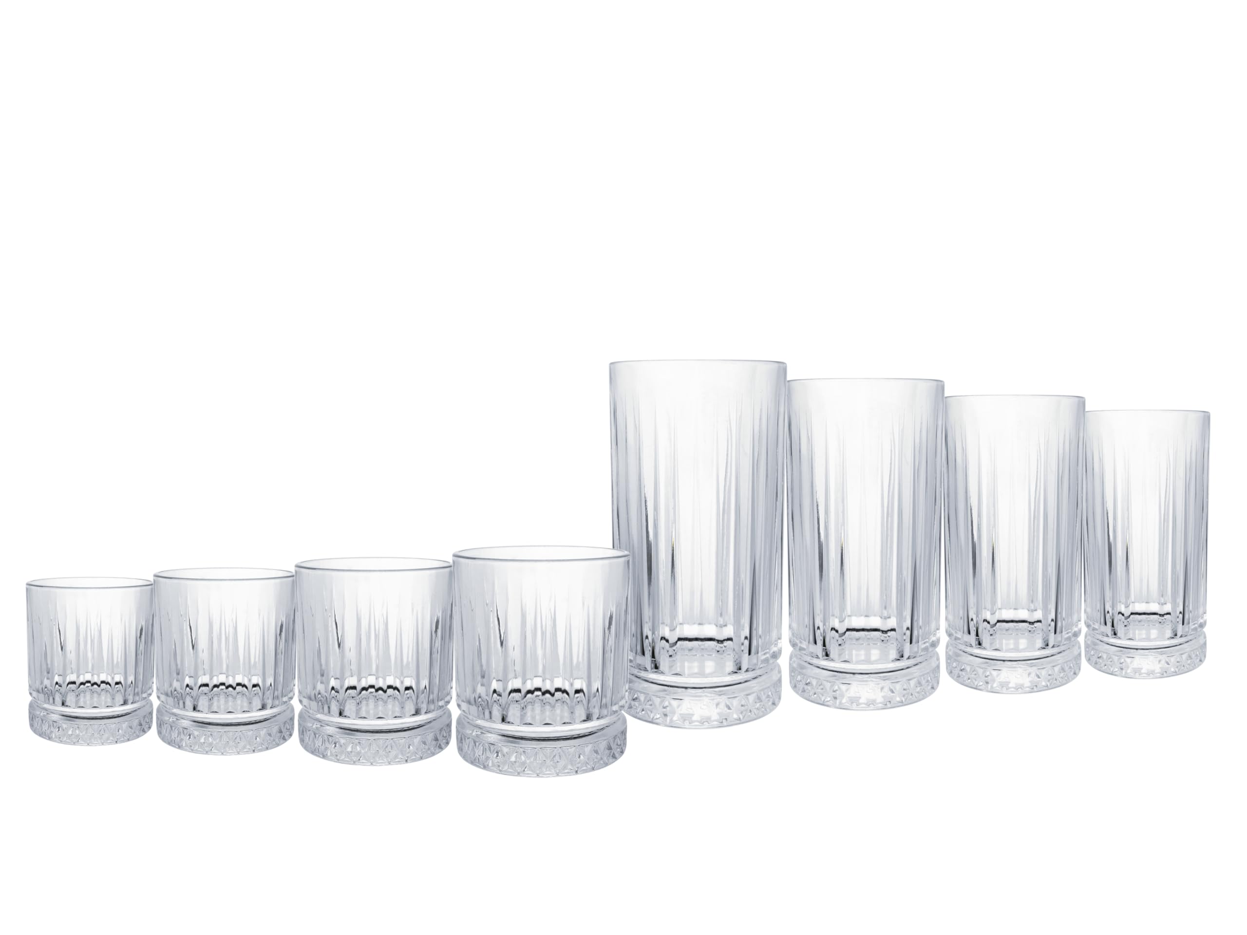 Creatable, 24663, Serie Elysia, 8-teiliges Gläserset für 8 Personen